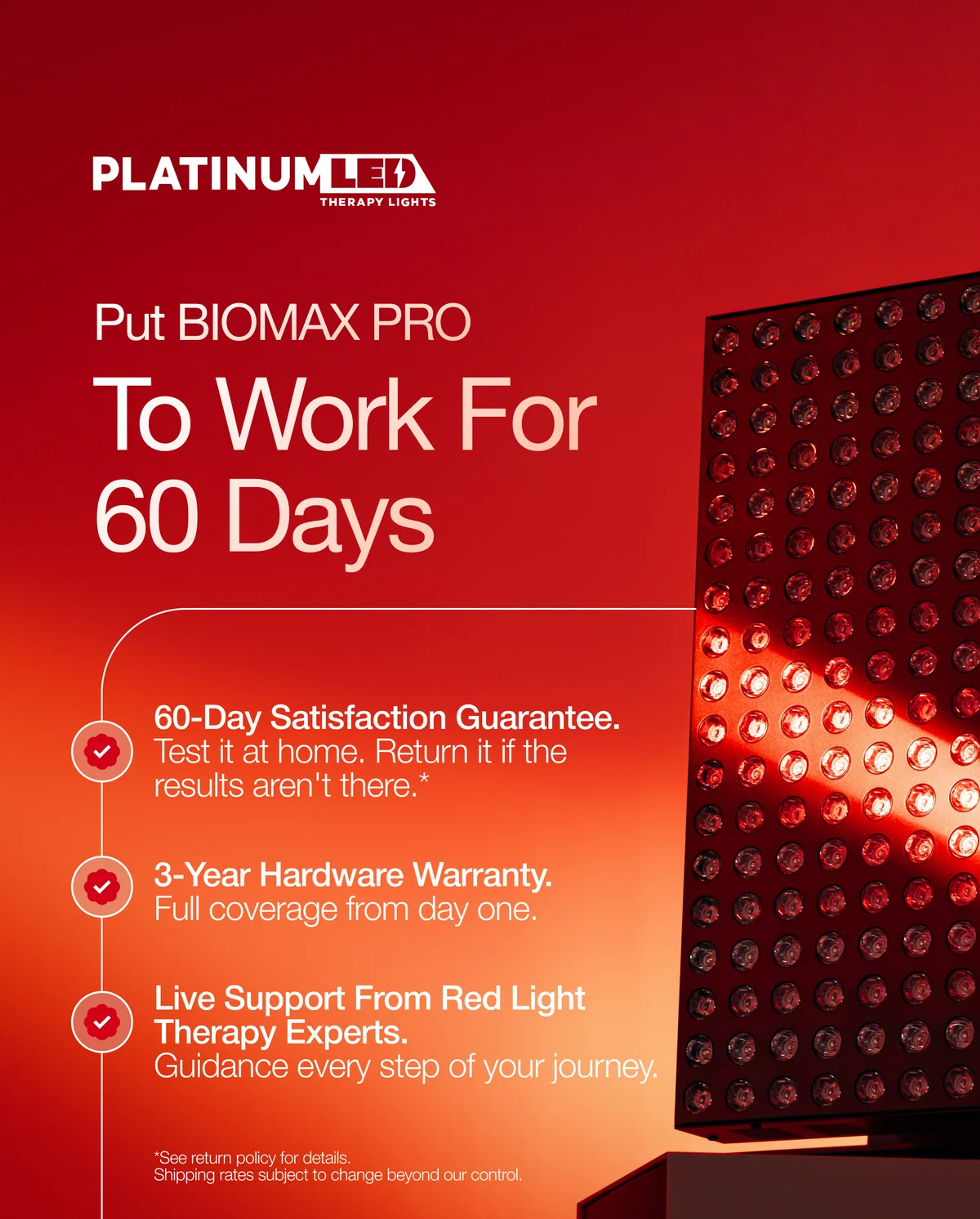 PlatinumLED Therapy Lights: BIOMAX PRO Series