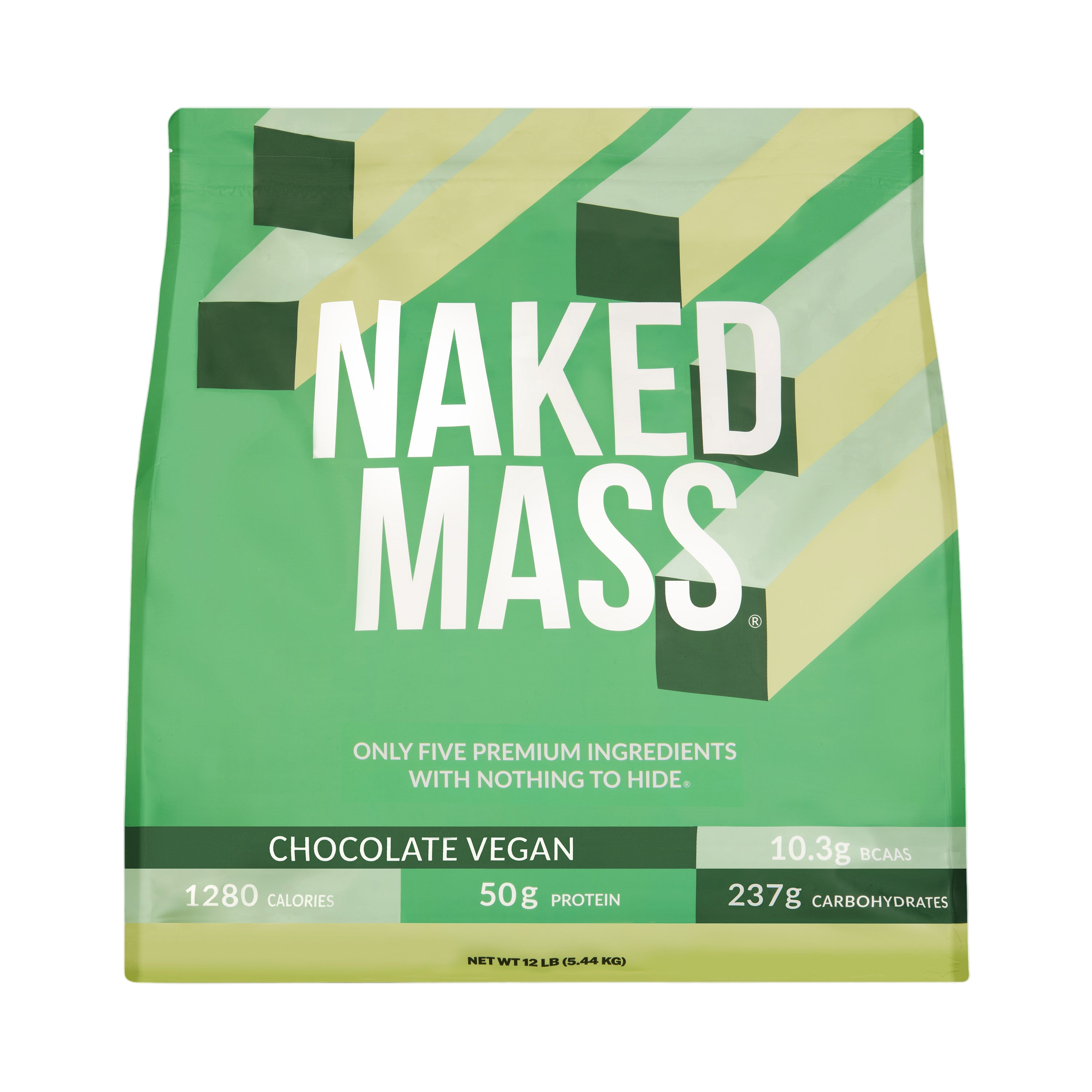 Bag of Chocolate Vegan Naked Mass 12lb