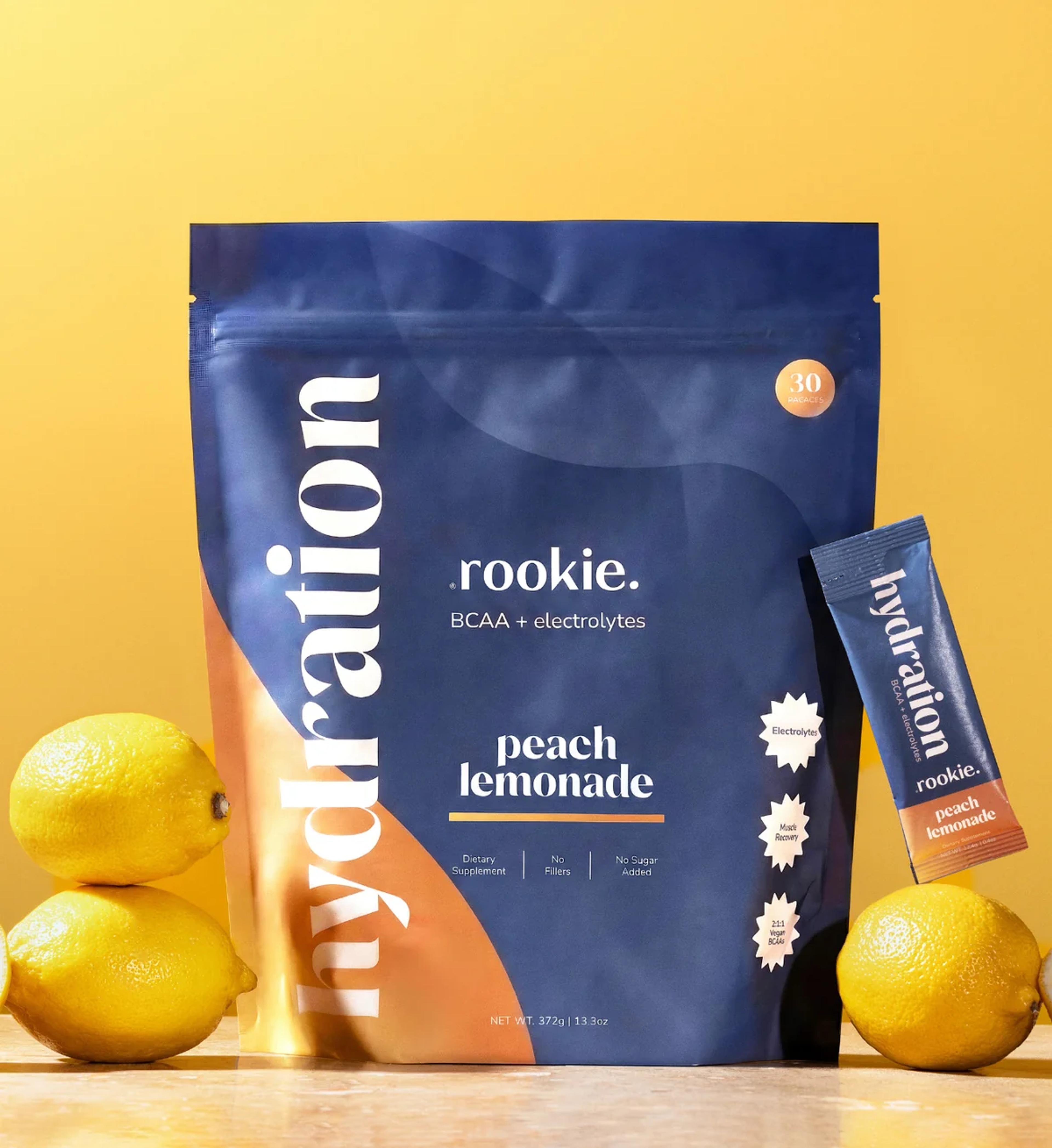 Product image for Hydration BCAA - 14 Sticks / Coconut Pineapple in Peach Lemonade