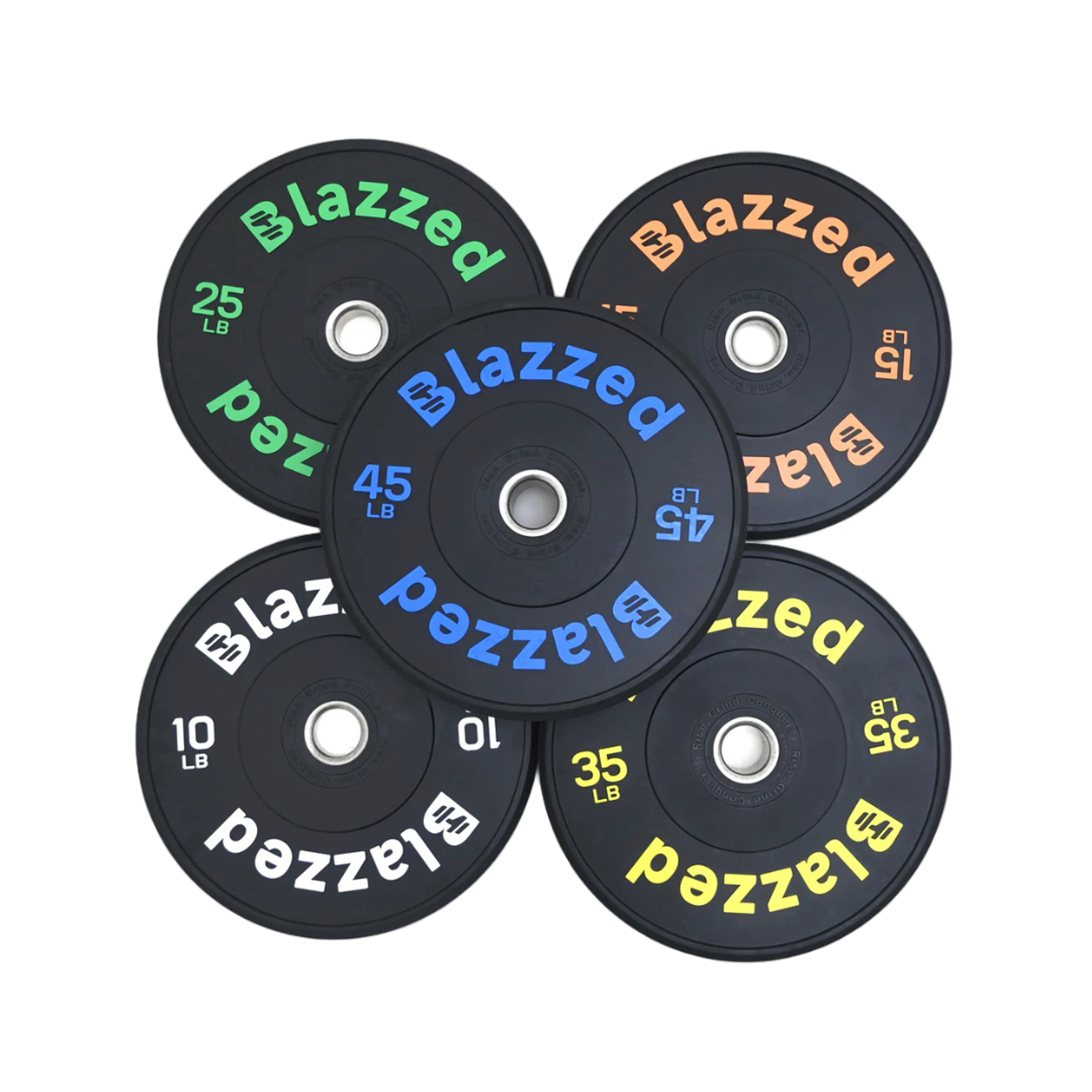 260lb HDX Bumper Plate Set