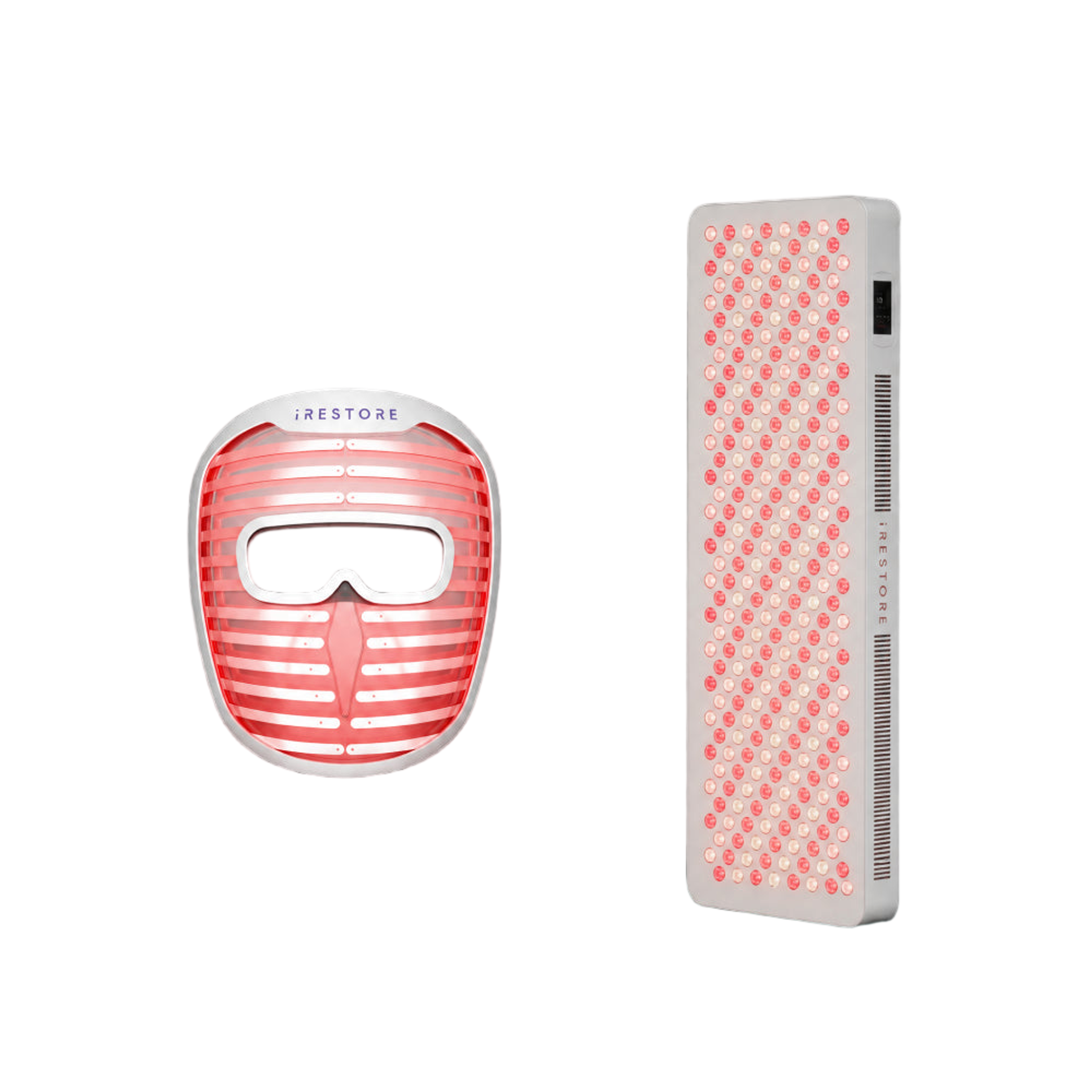 iRESTORE Pro Apex panel with face mask bundle graphic