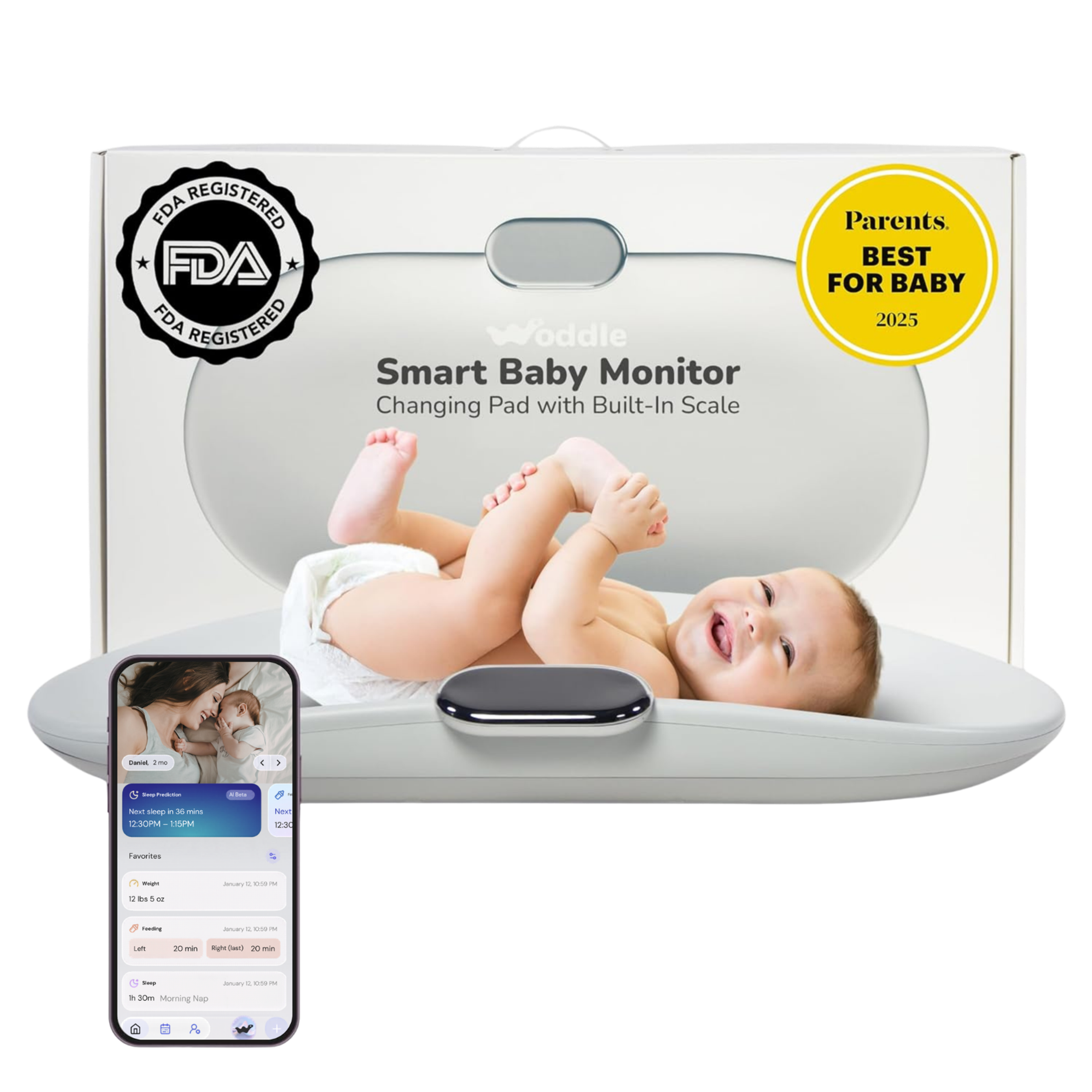 Woddle™ Smart Changing Pad