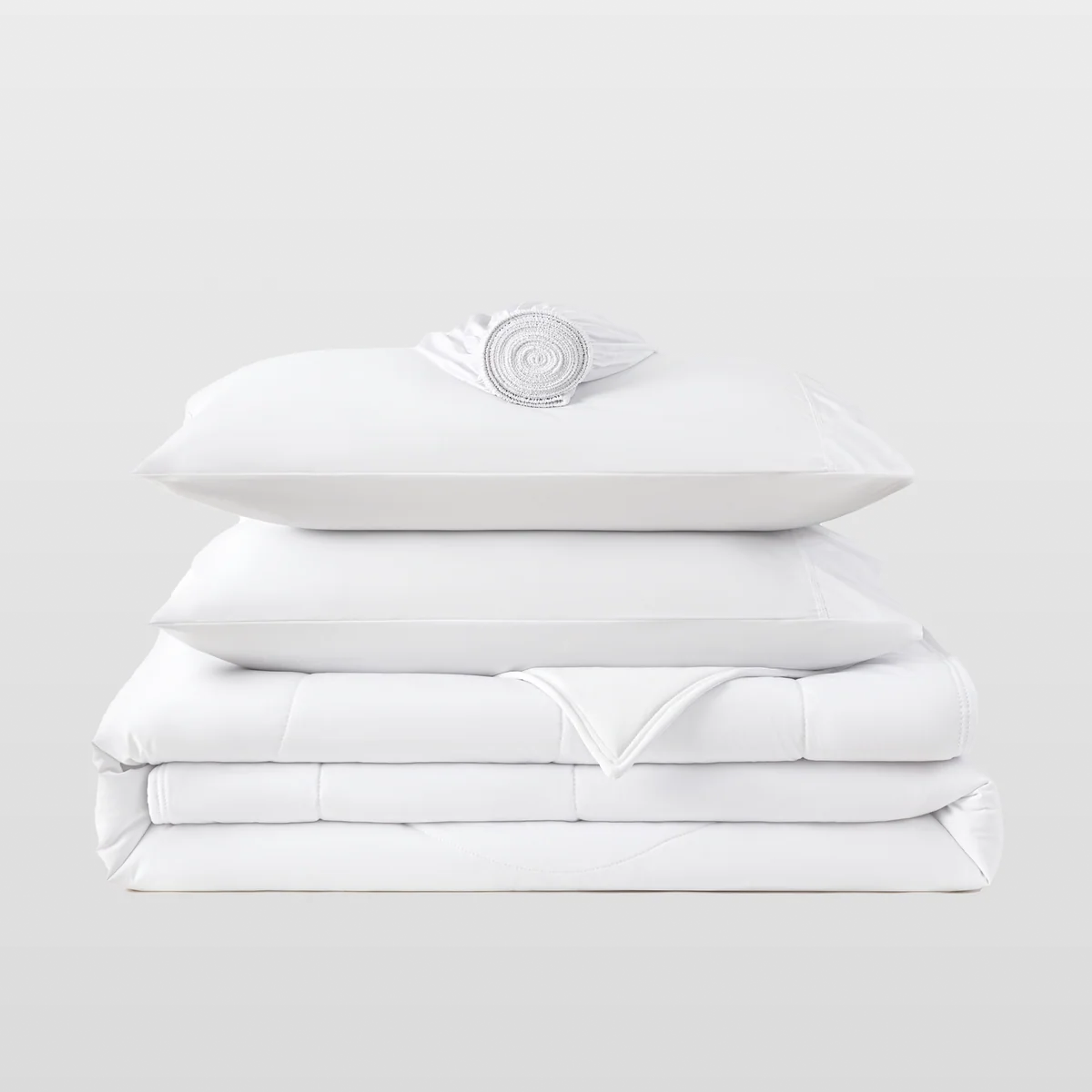 Product image for Breescape® Cooling Comforter Set in Snow White