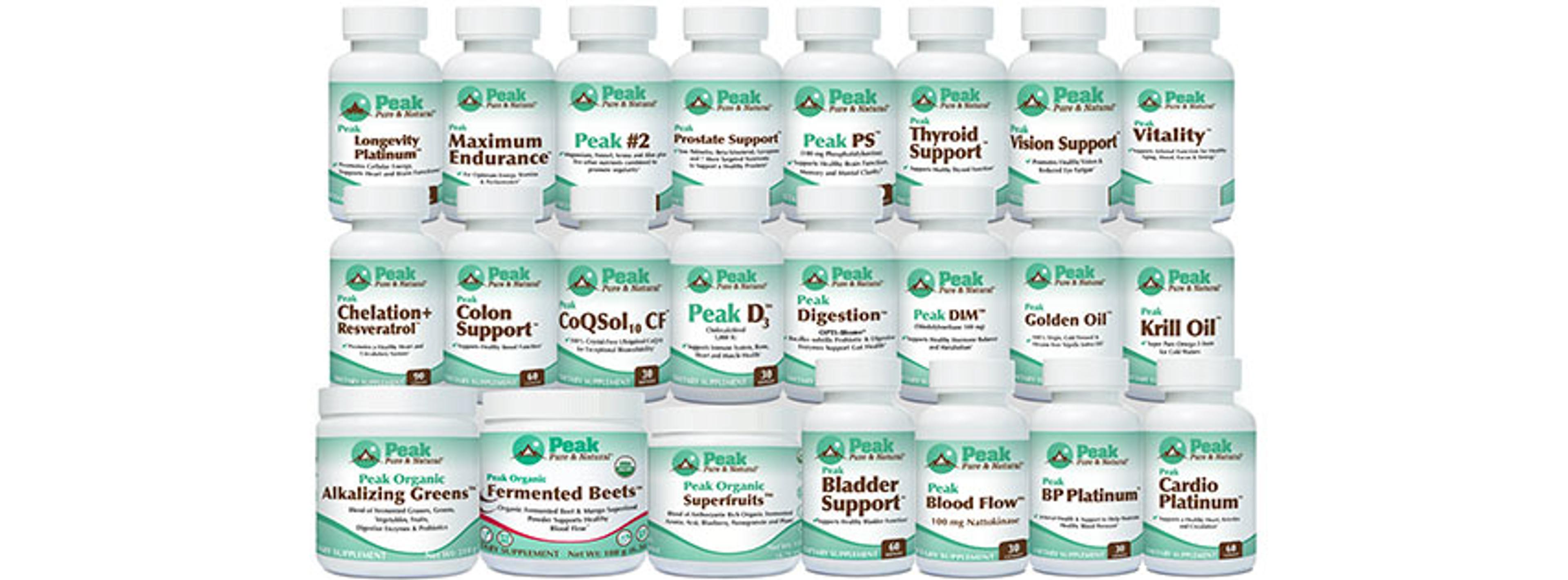 Hero image for Peak Pure & Natural