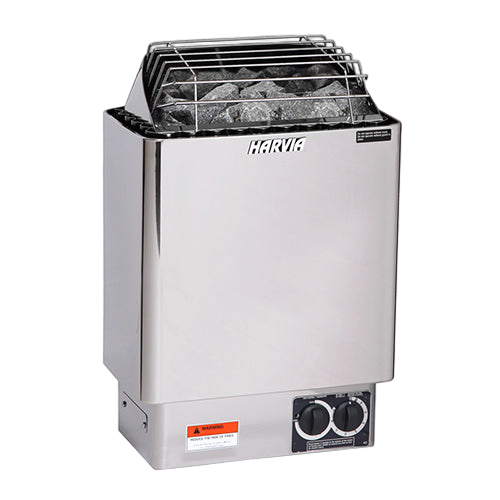Harvia KIP60B electric sauna heater with stones