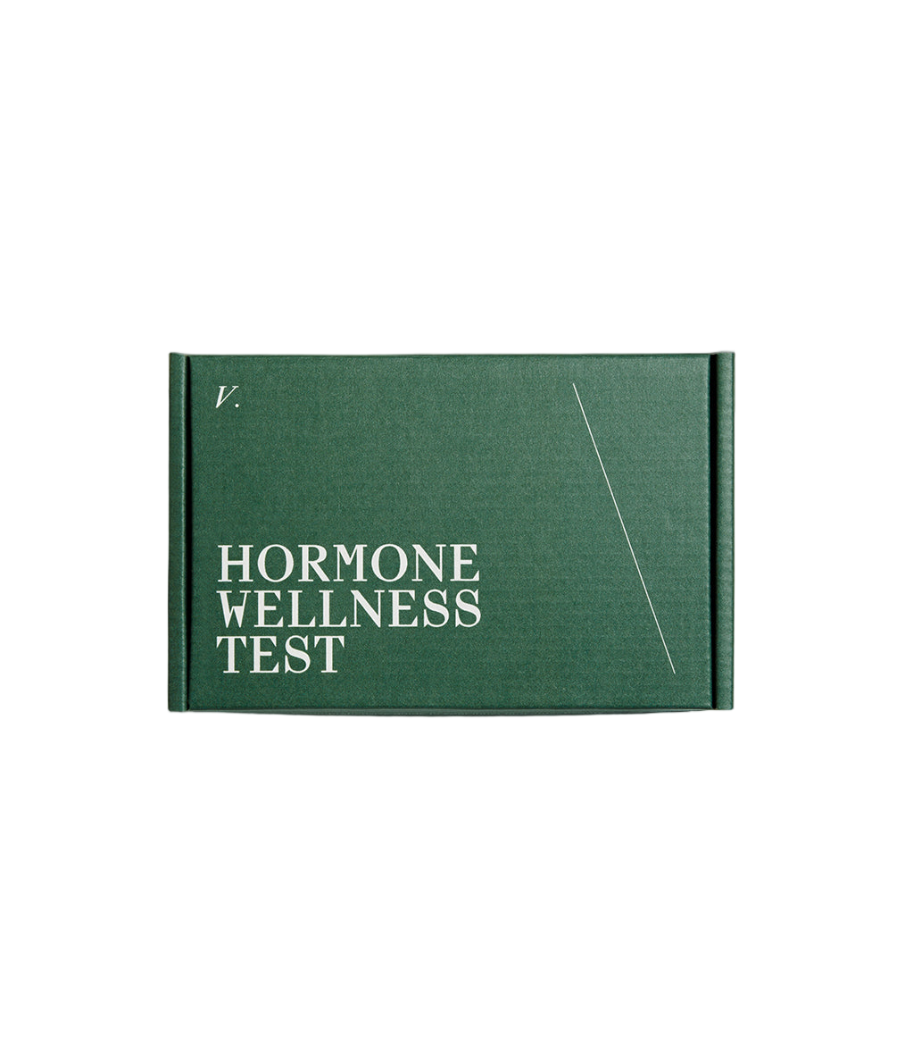Top view of Veracity hormone test kit box