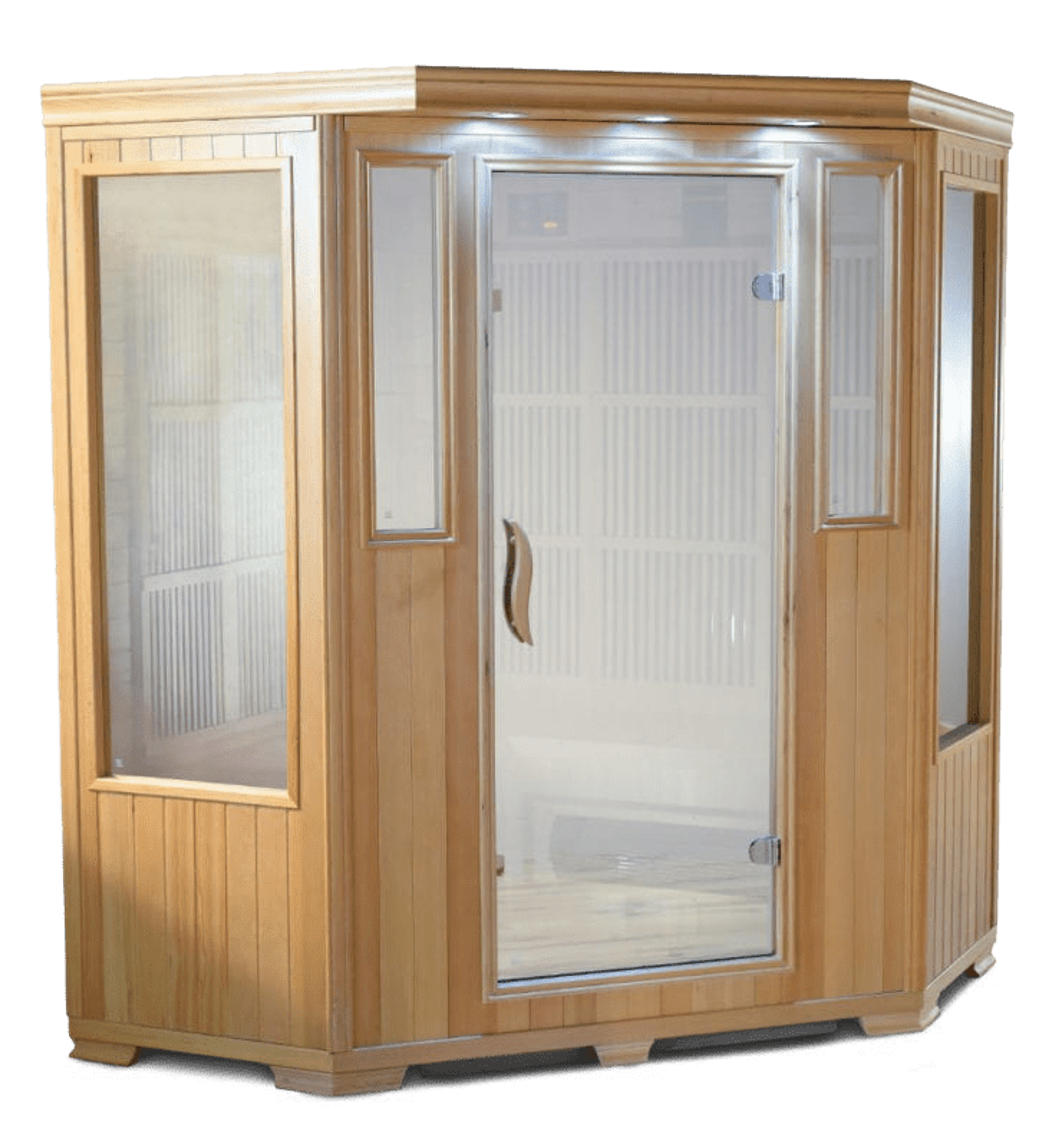 3-Person Infrared Sauna (Corner) - Good Health Saunas