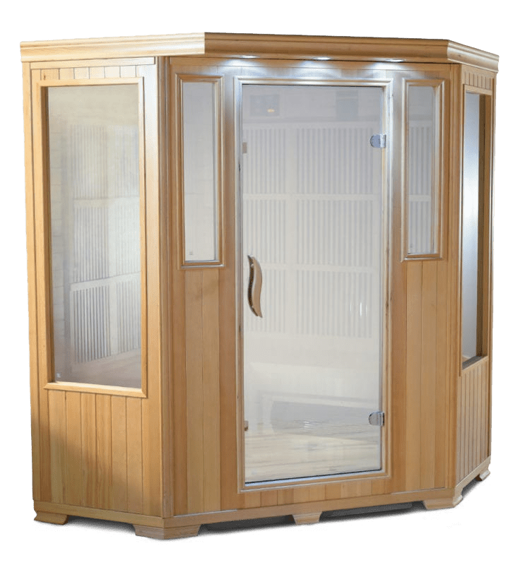 3-Person Infrared Sauna (Corner) - Good Health Saunas