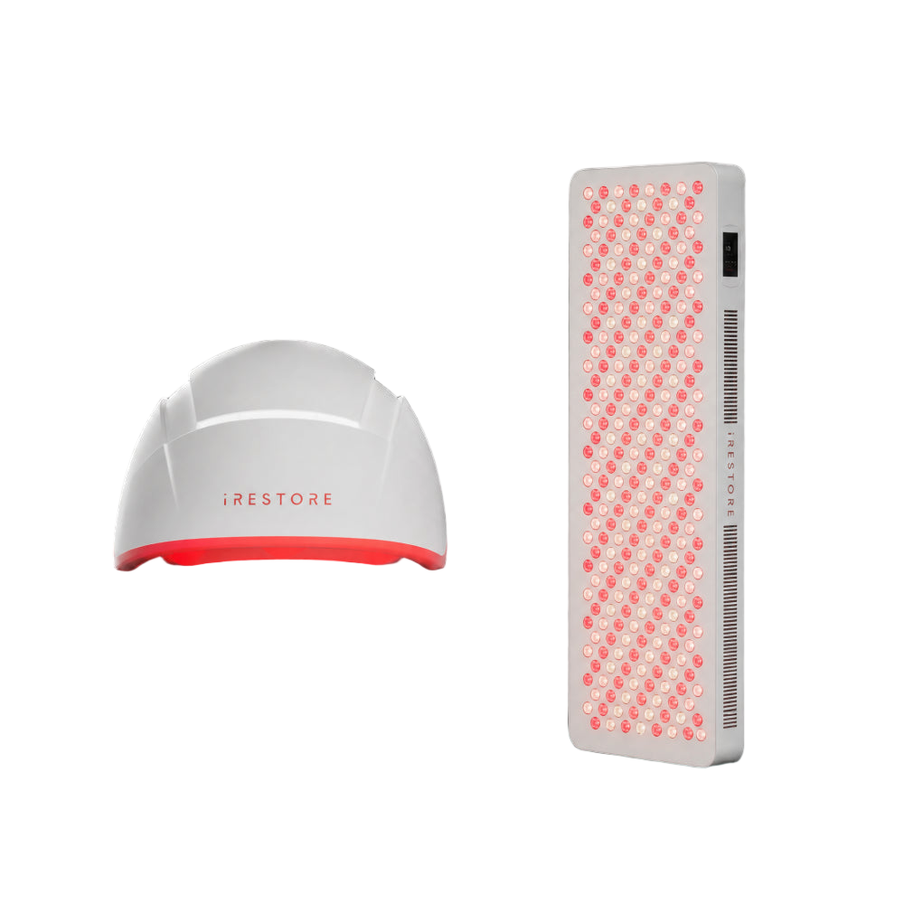 iRESTORE Pro Apex panel with hair helmet device