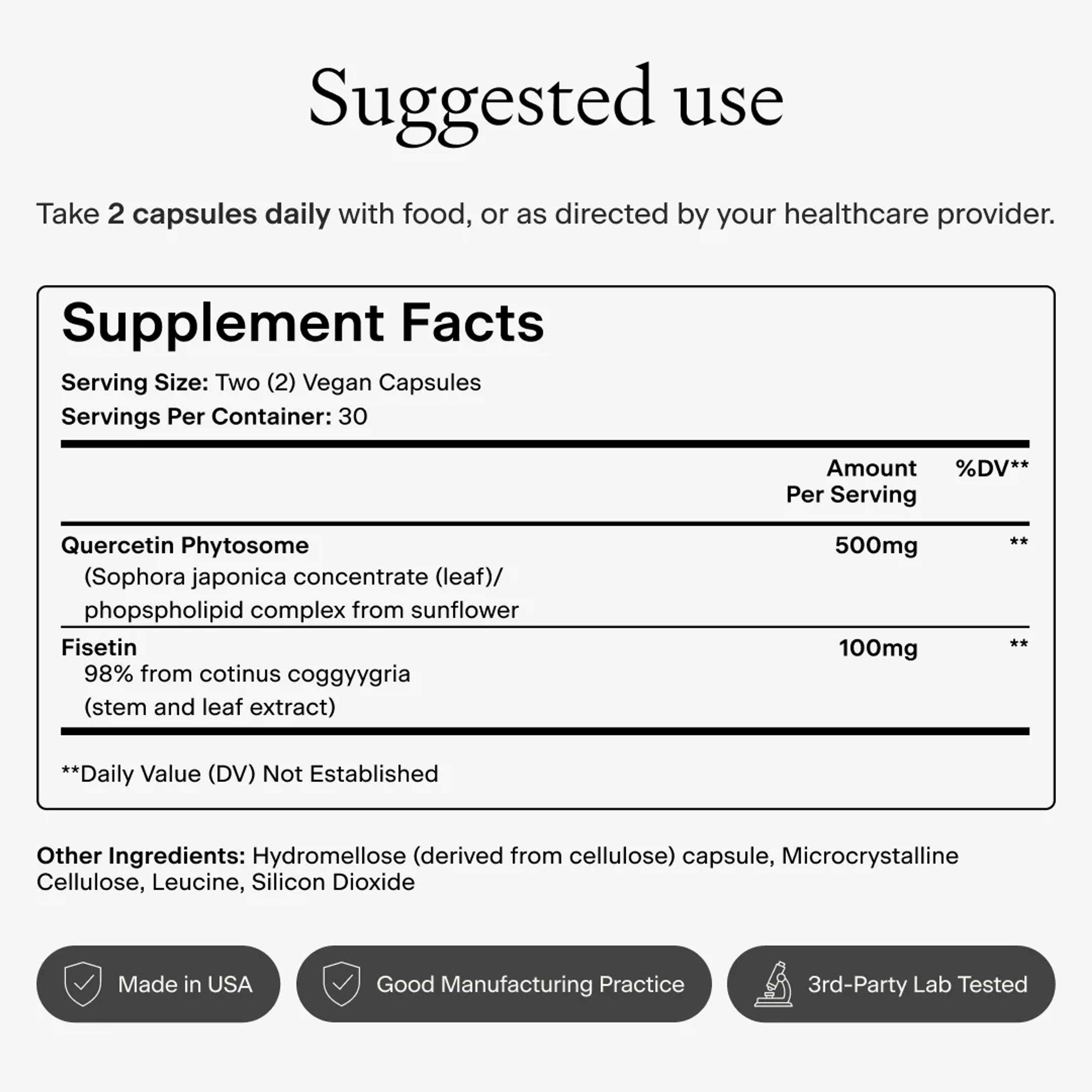 Quercetin + Fisetin