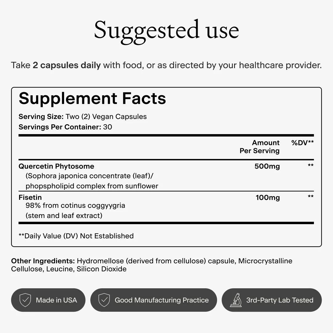 Quercetin + Fisetin