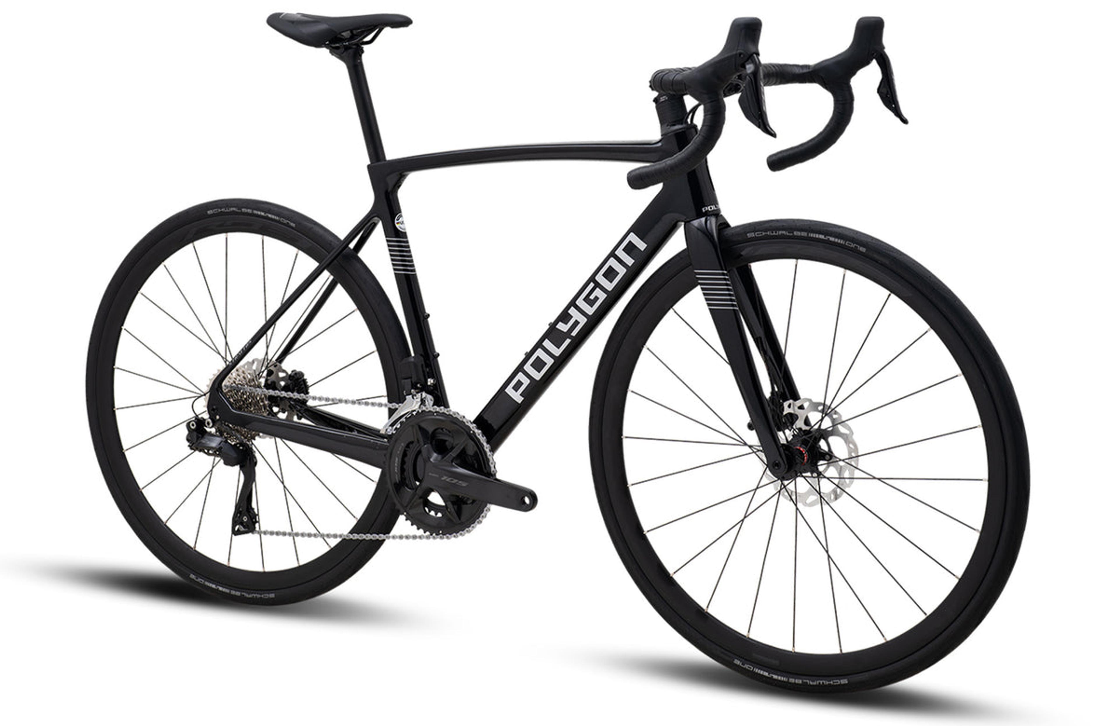 Polygon Strattos S7X - 105 Di2 Carbon Road Bike in Black