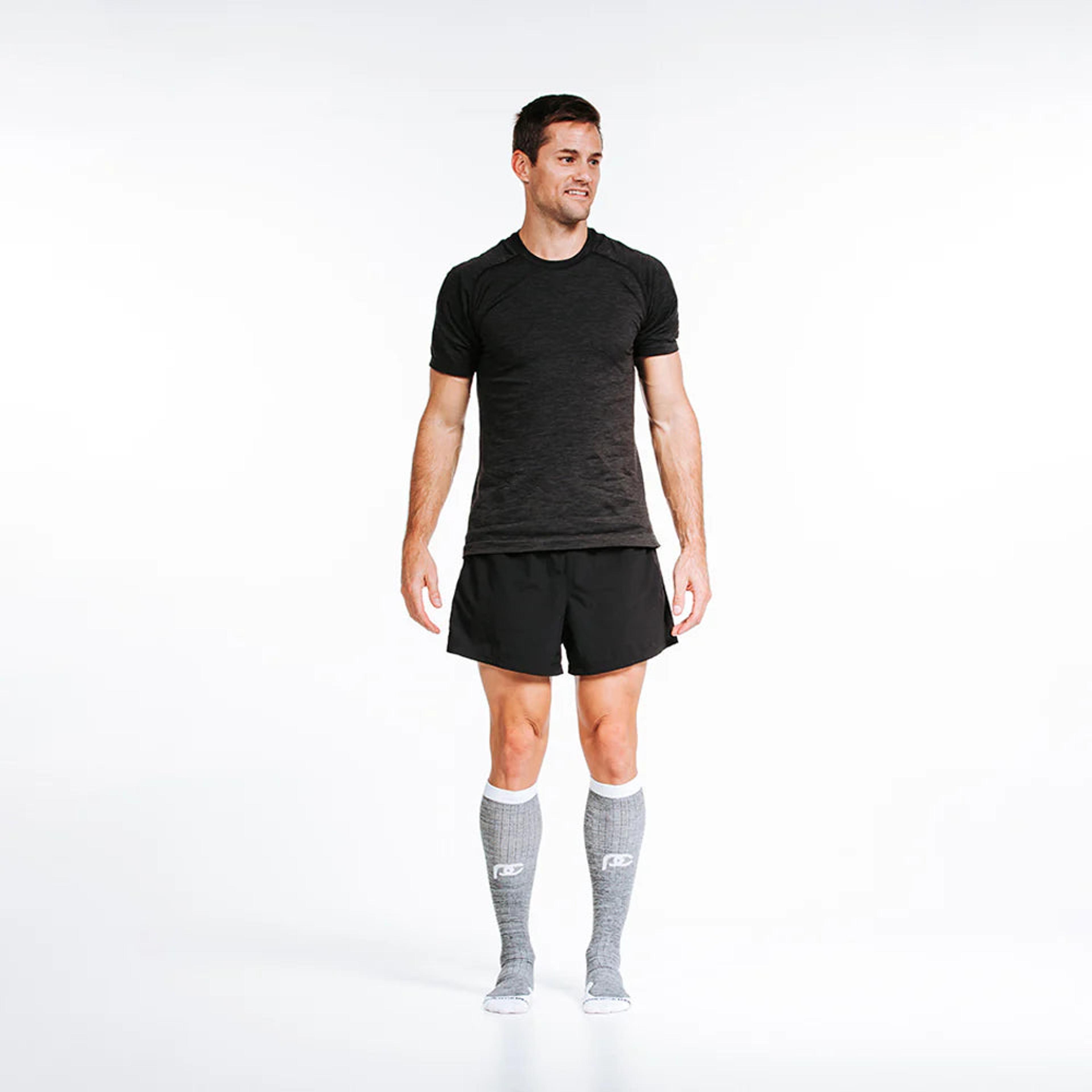 Marathon Compression Sock - Heather Slate image 5
