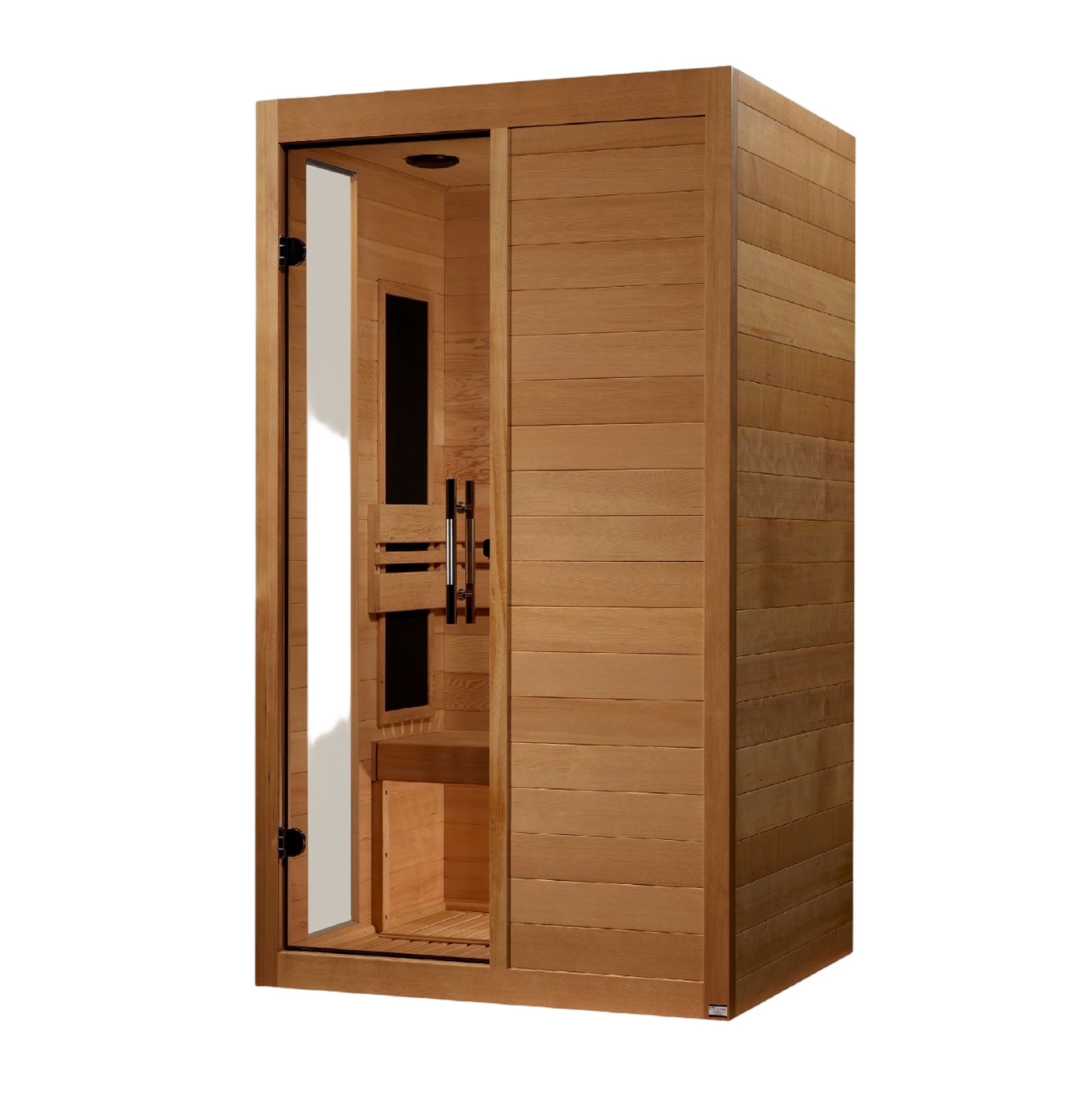 Dynamic Lucca Elite 2-person infrared sauna with glass door