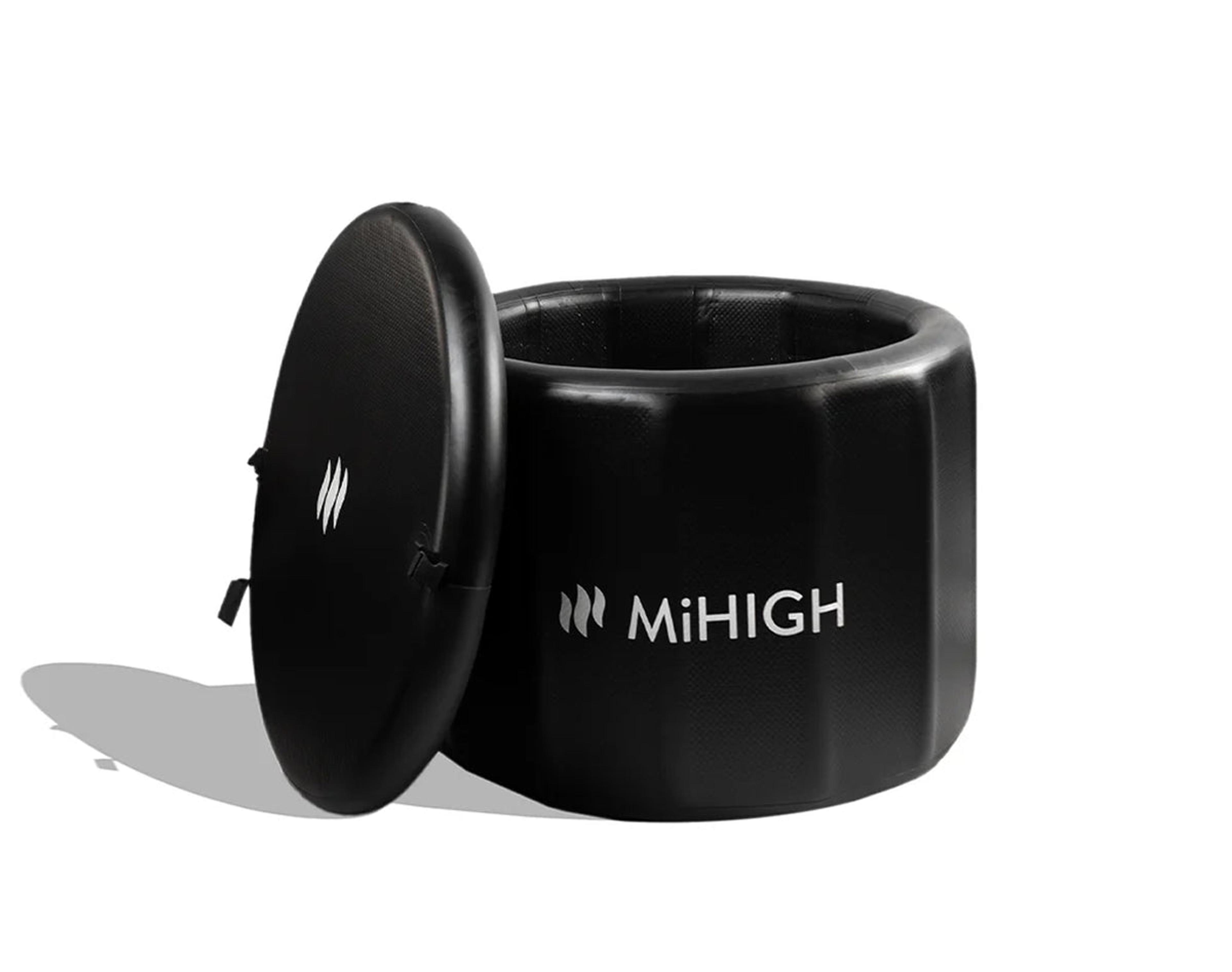 Product image for MiHigh Cold Plunge Tub + Chiller Bundle in Black