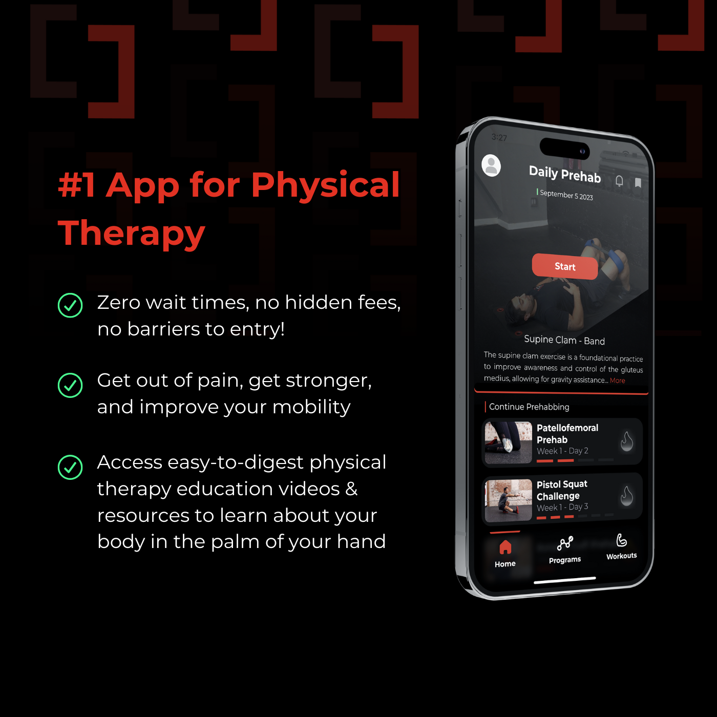 Hero image for Prehab App