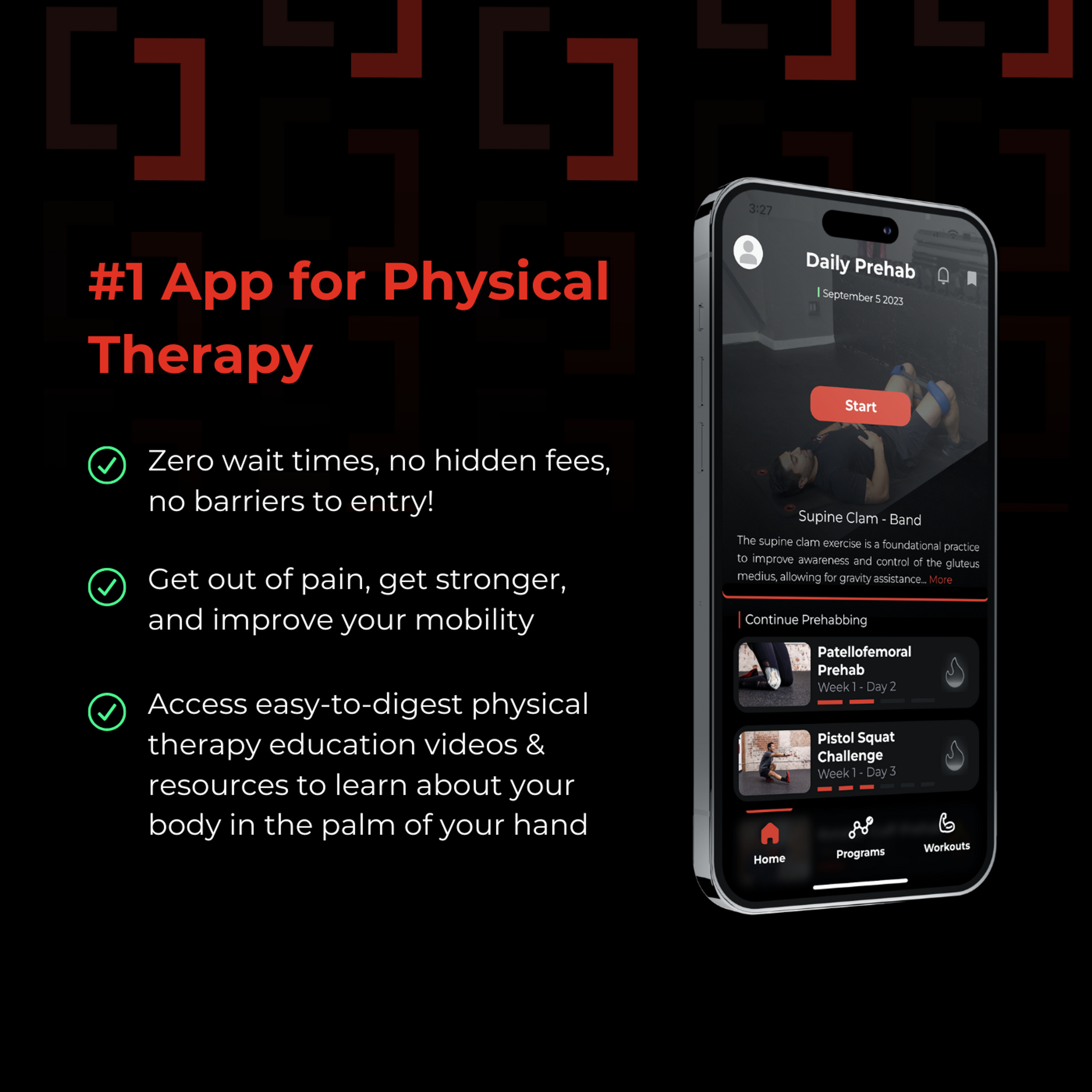Hero image for Prehab App