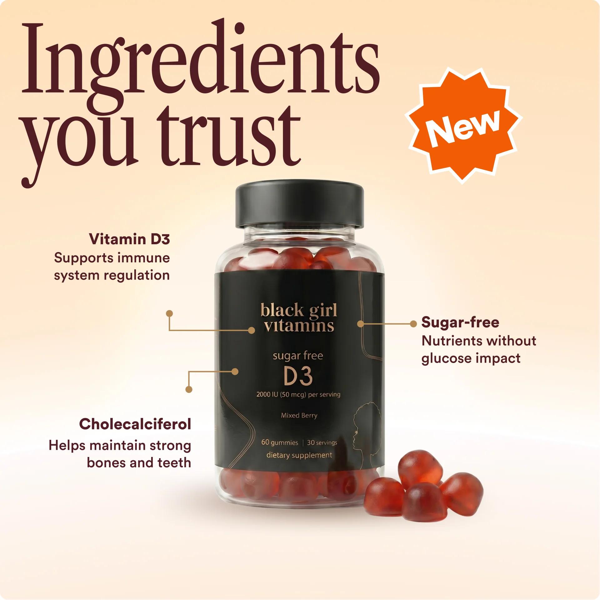 Vitamin D3 Sugar-Free Gummies, view 3