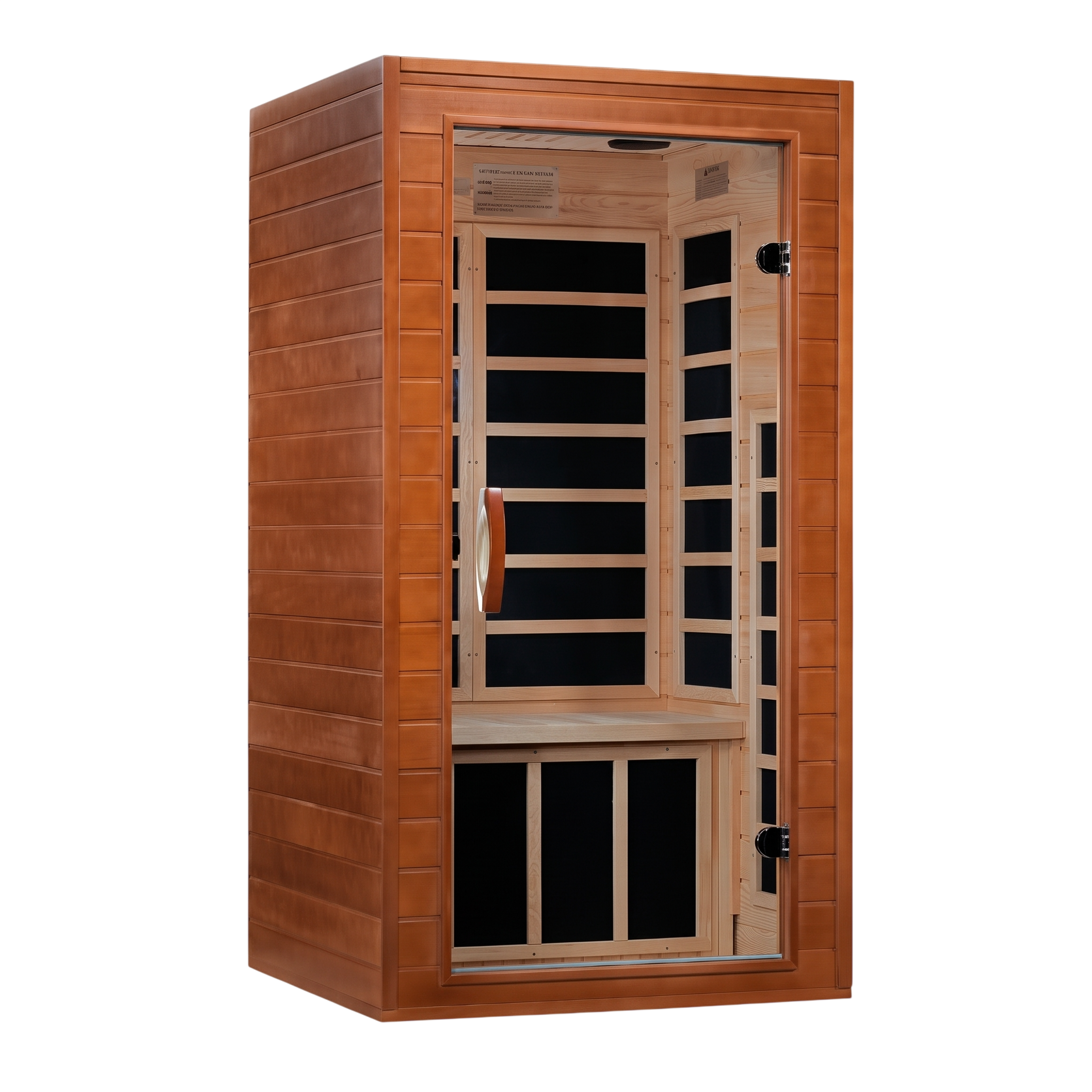 Dynamic Avila Elite 1-2-person Ultra Low EMF / FAR Infrared Sauna (Canadian Hemlock)
