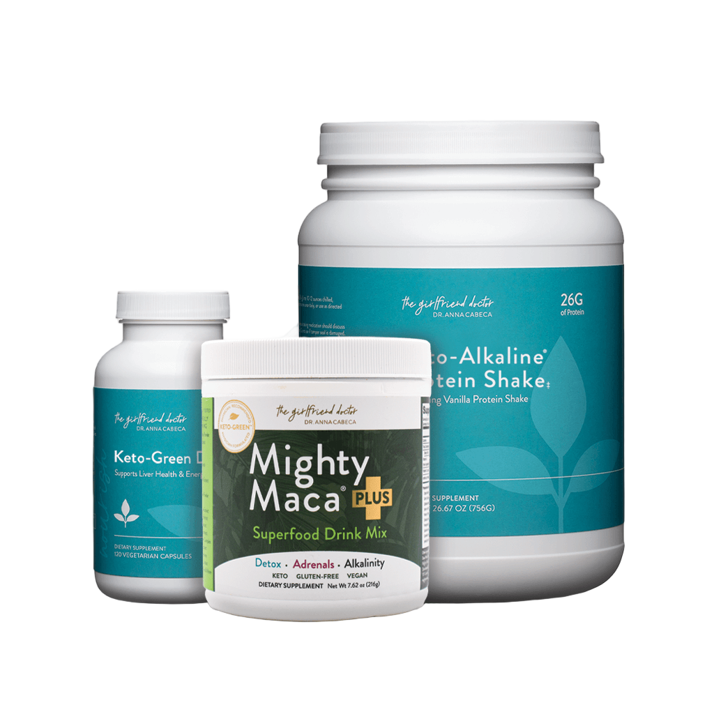Detox Deluxe Bundle package with Maca, Shake, and Detox products