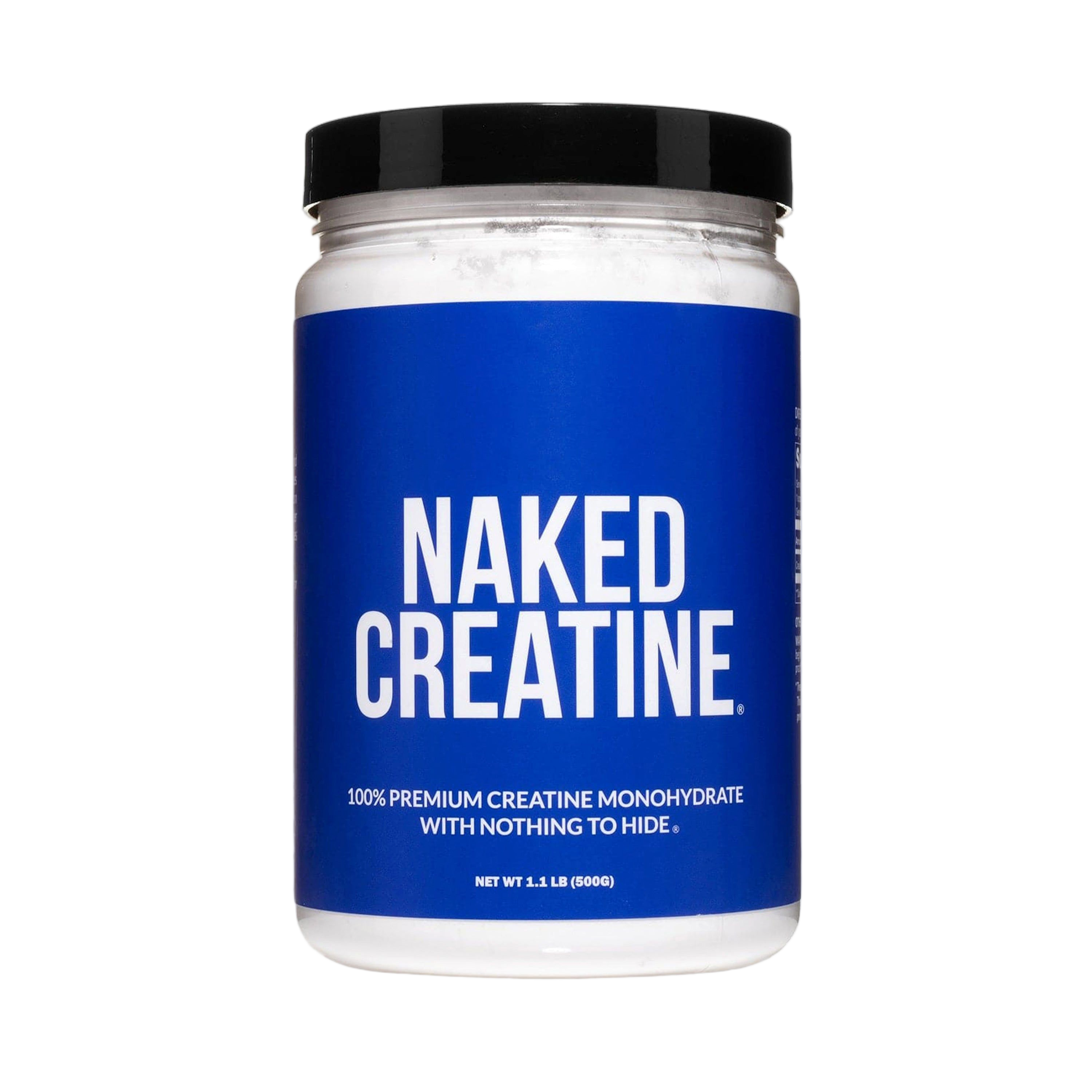 Bag of unflavored creatine monohydrate powder, 1.1lb
