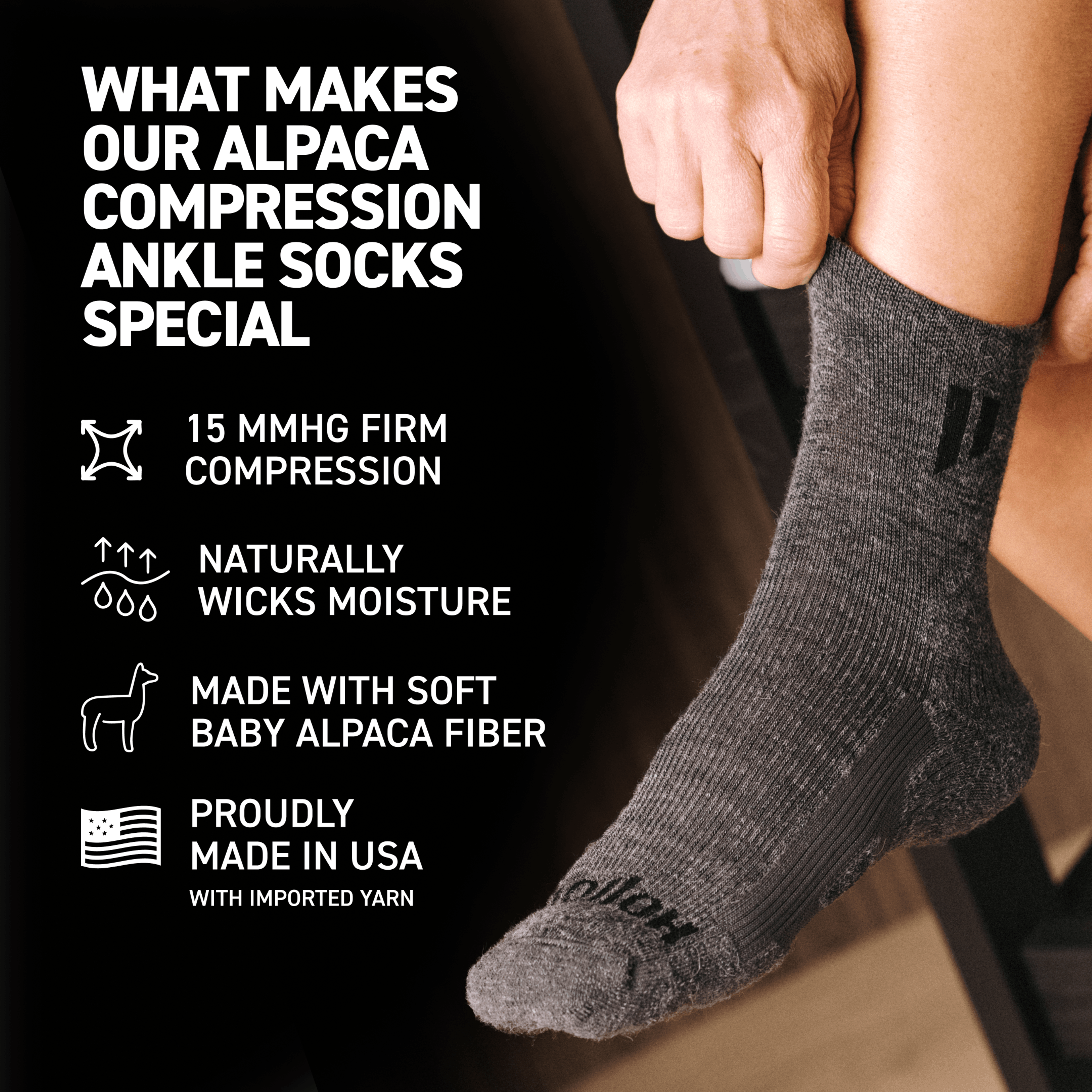Compression Ankle Socks, view 2