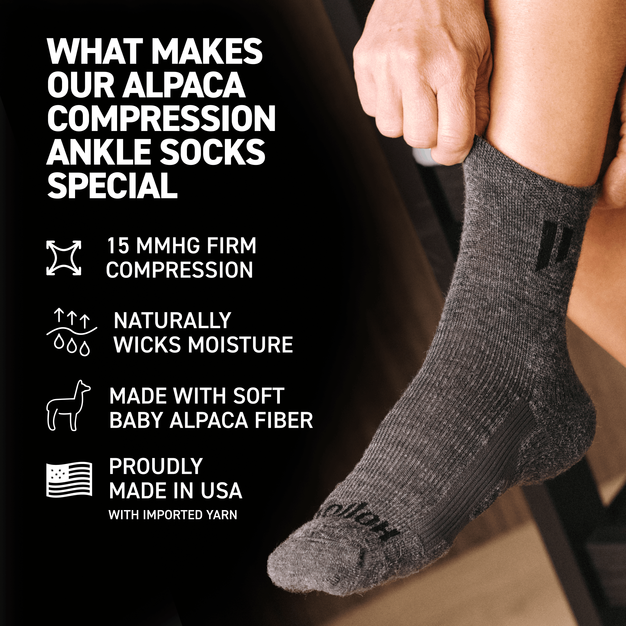 Compression Ankle Socks, view 2