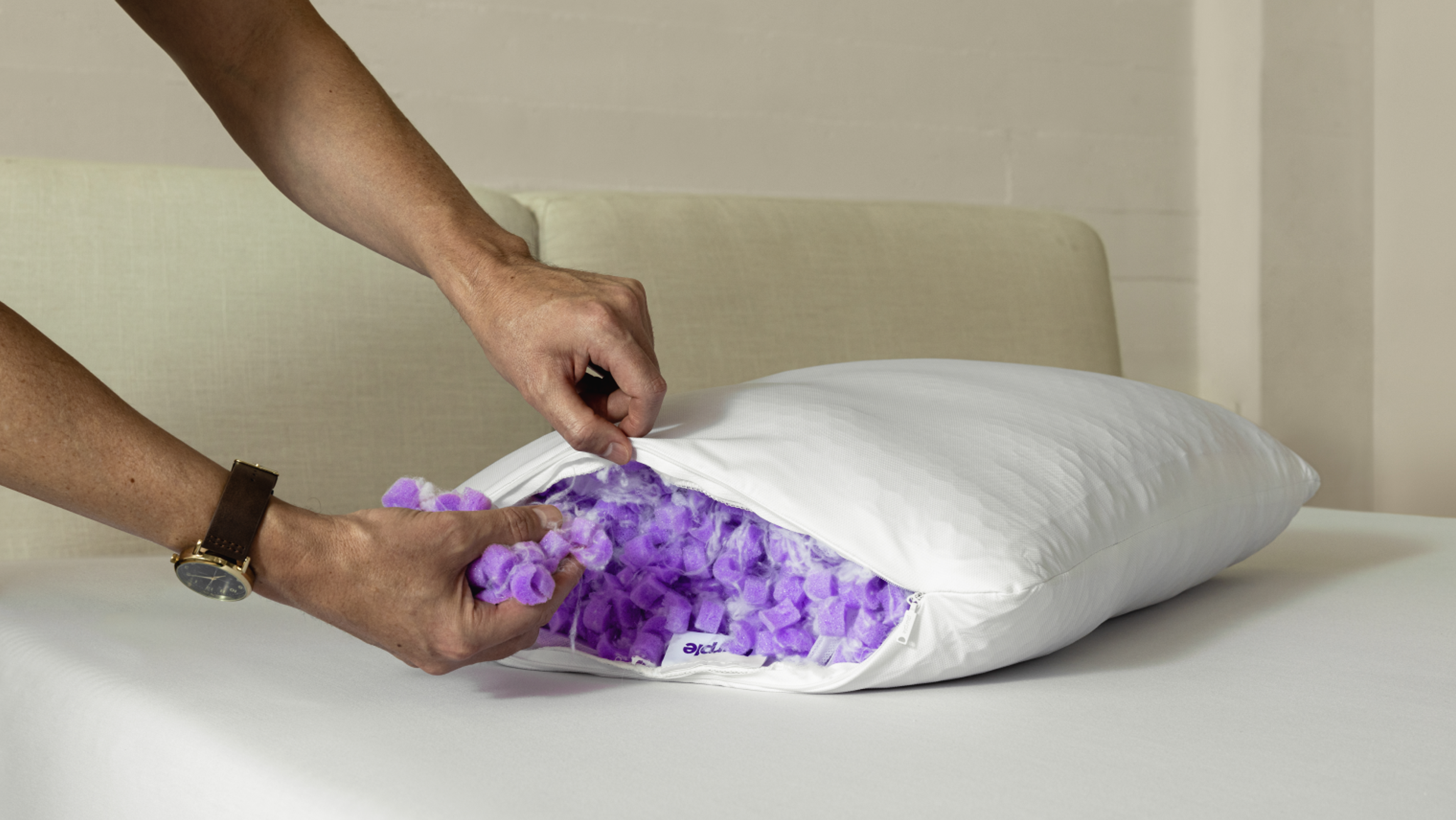 Purple Freeform™ Pillow, view 4