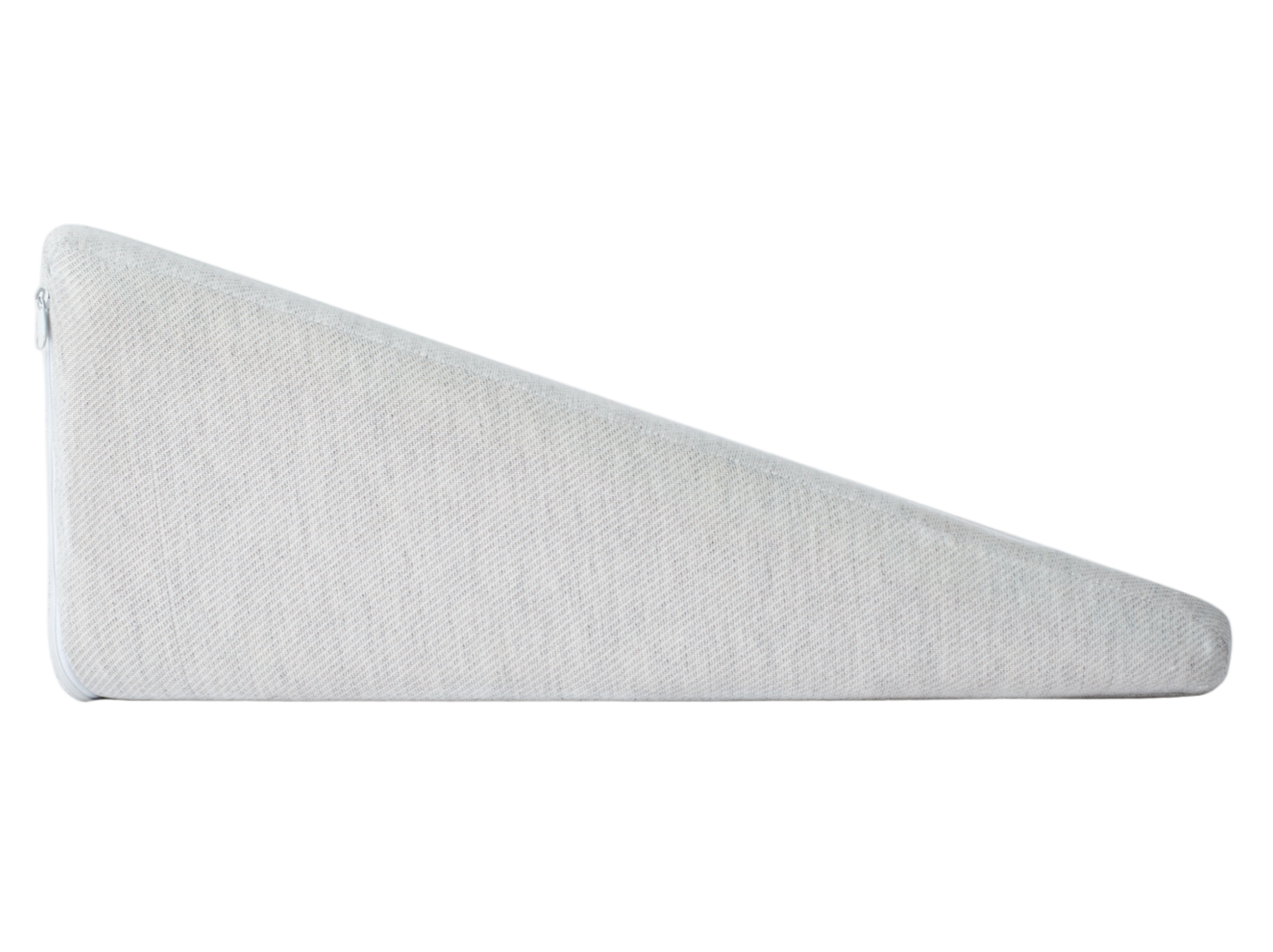 Wedge pillow shown alone against plain background