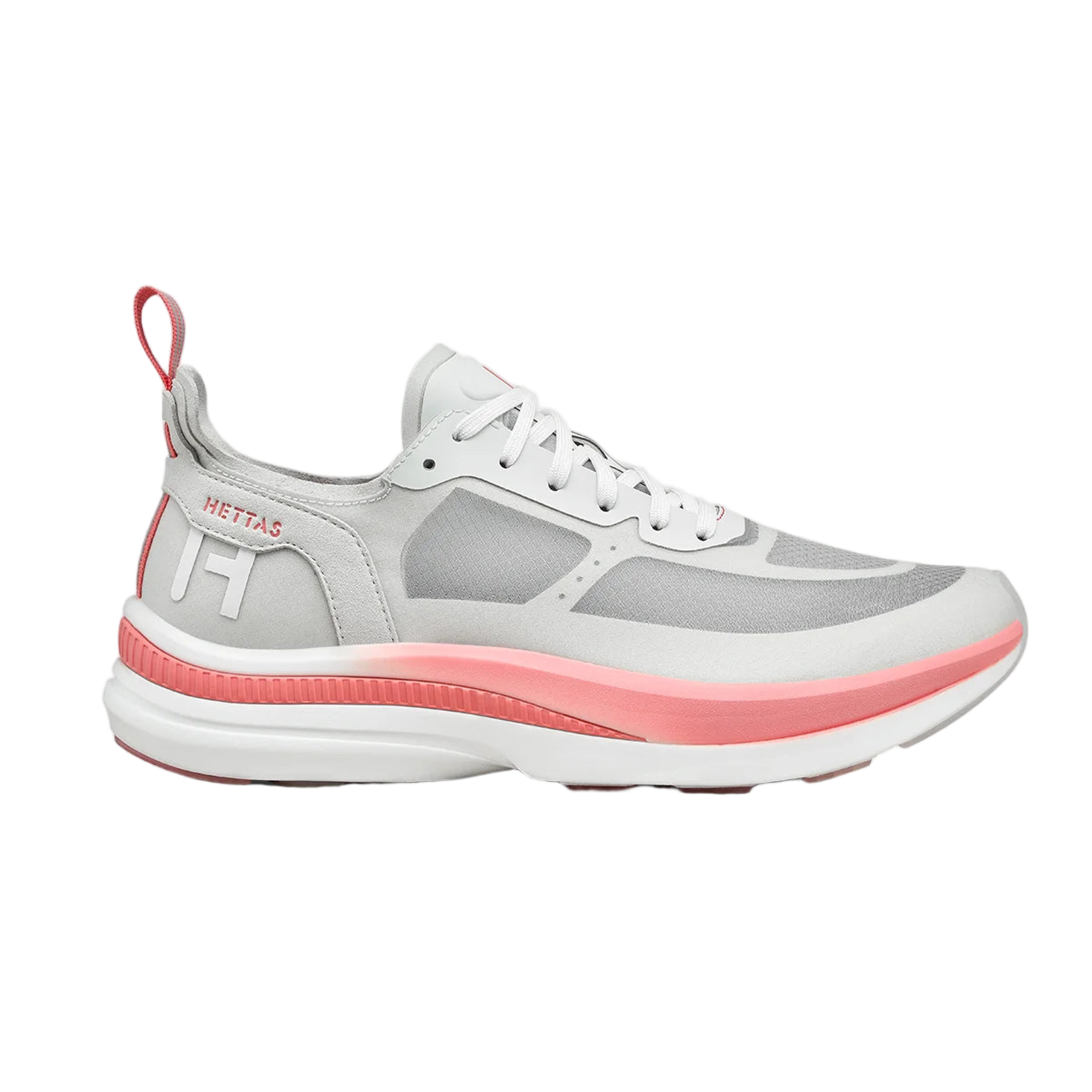 Side view of Hettas Alma Speed running shoe