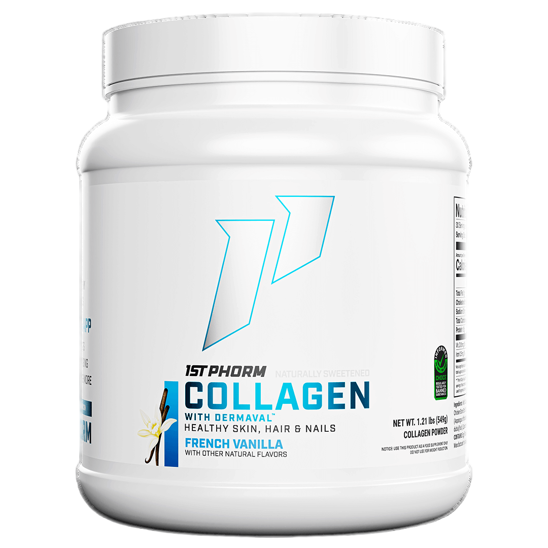 Collagen Natural with Dermaval French Vanilla tub