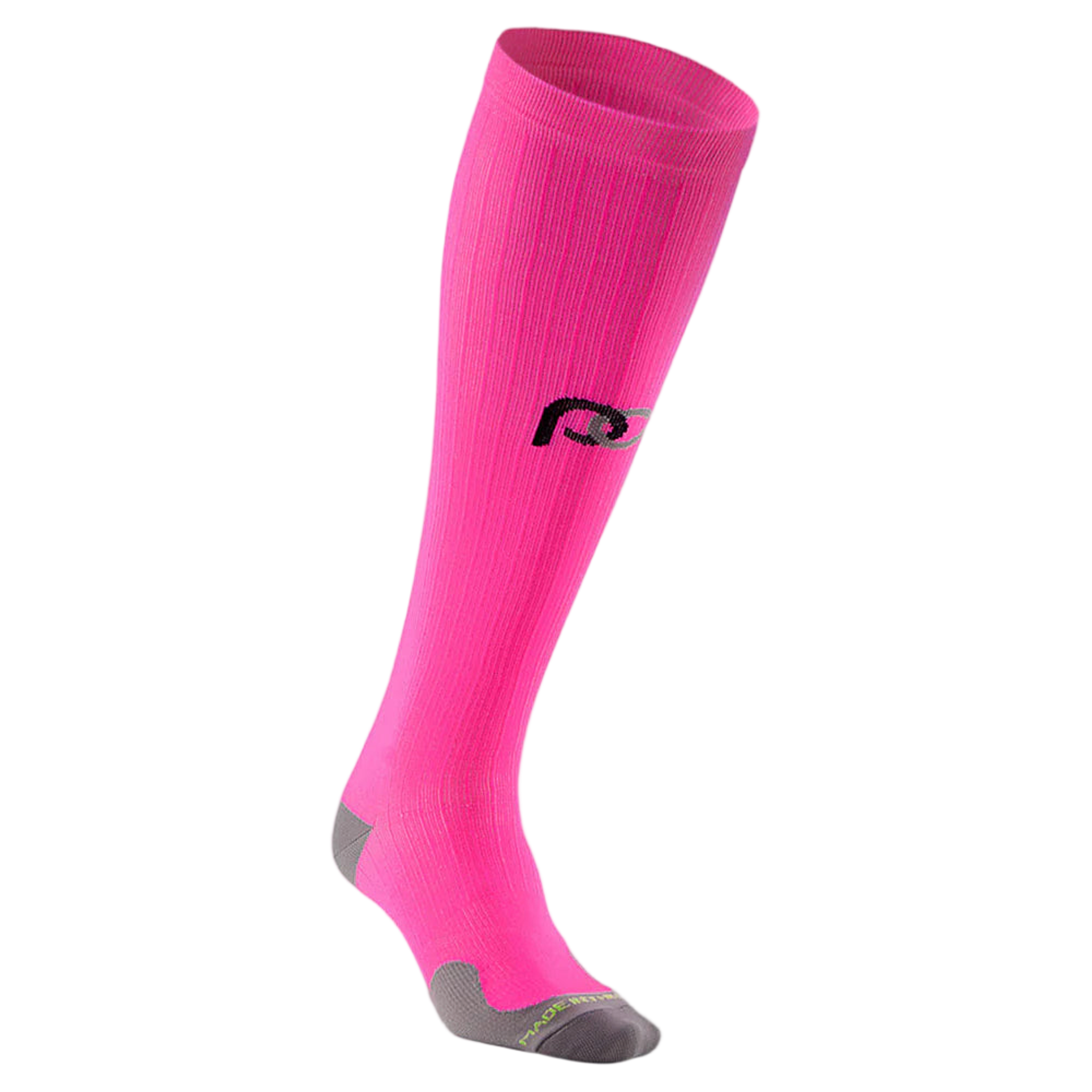 Marathon Compression Sock - Neon Pink