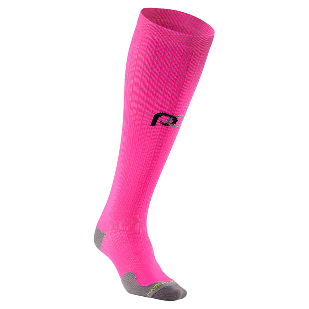 Marathon Compression Sock - Neon Pink
