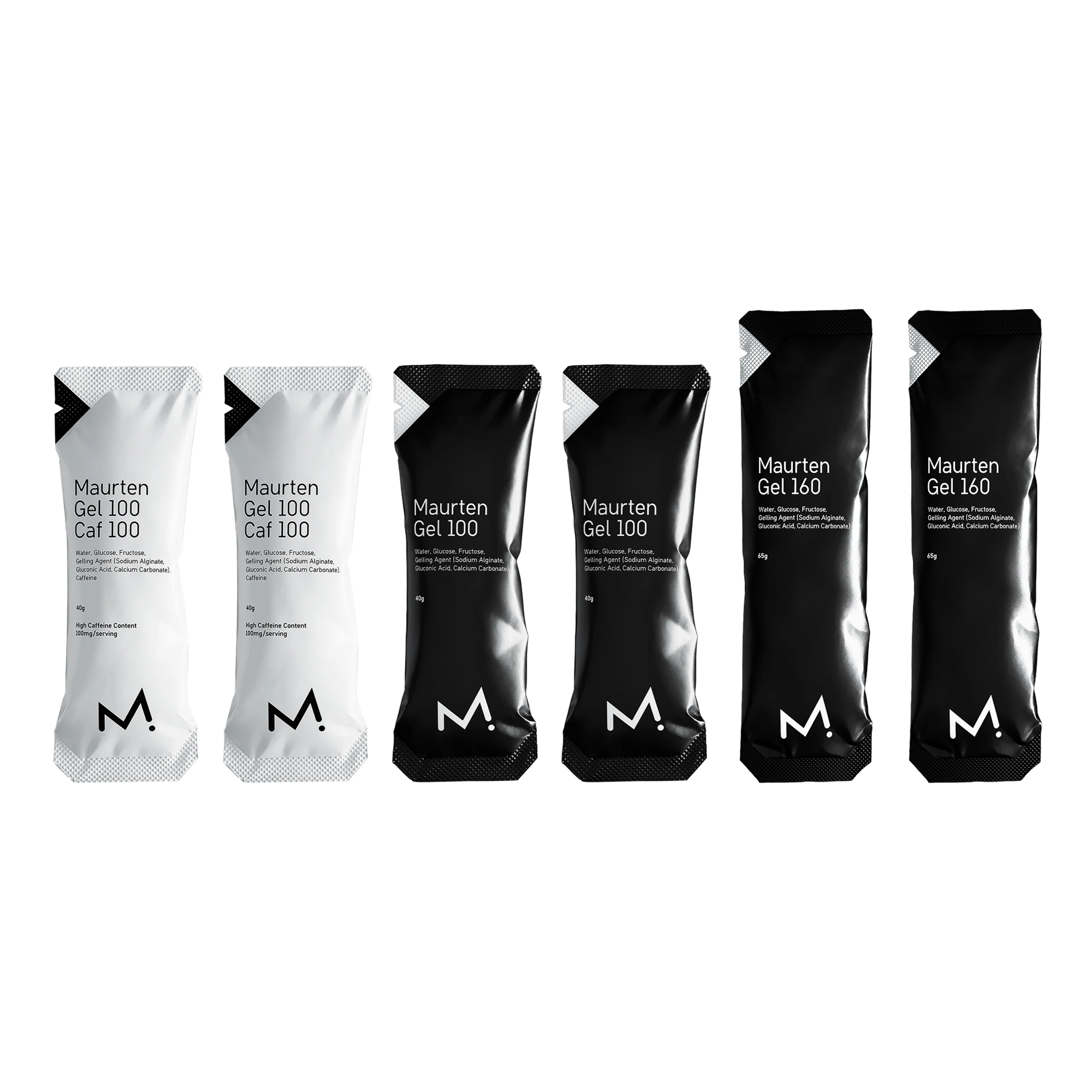 Maurten Gel Pack variety box with individual gel packets