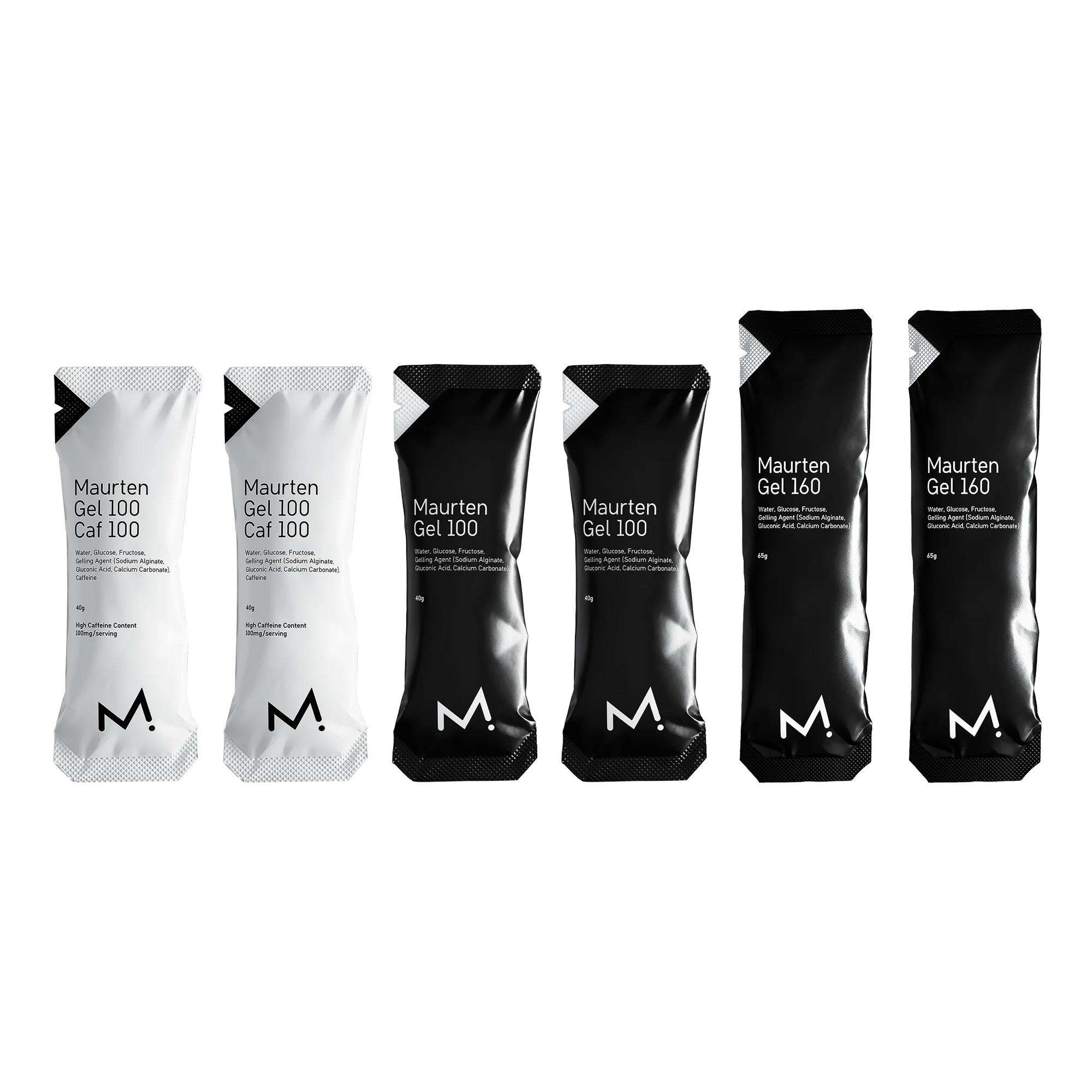 Maurten Gel Pack variety box with individual gel packets