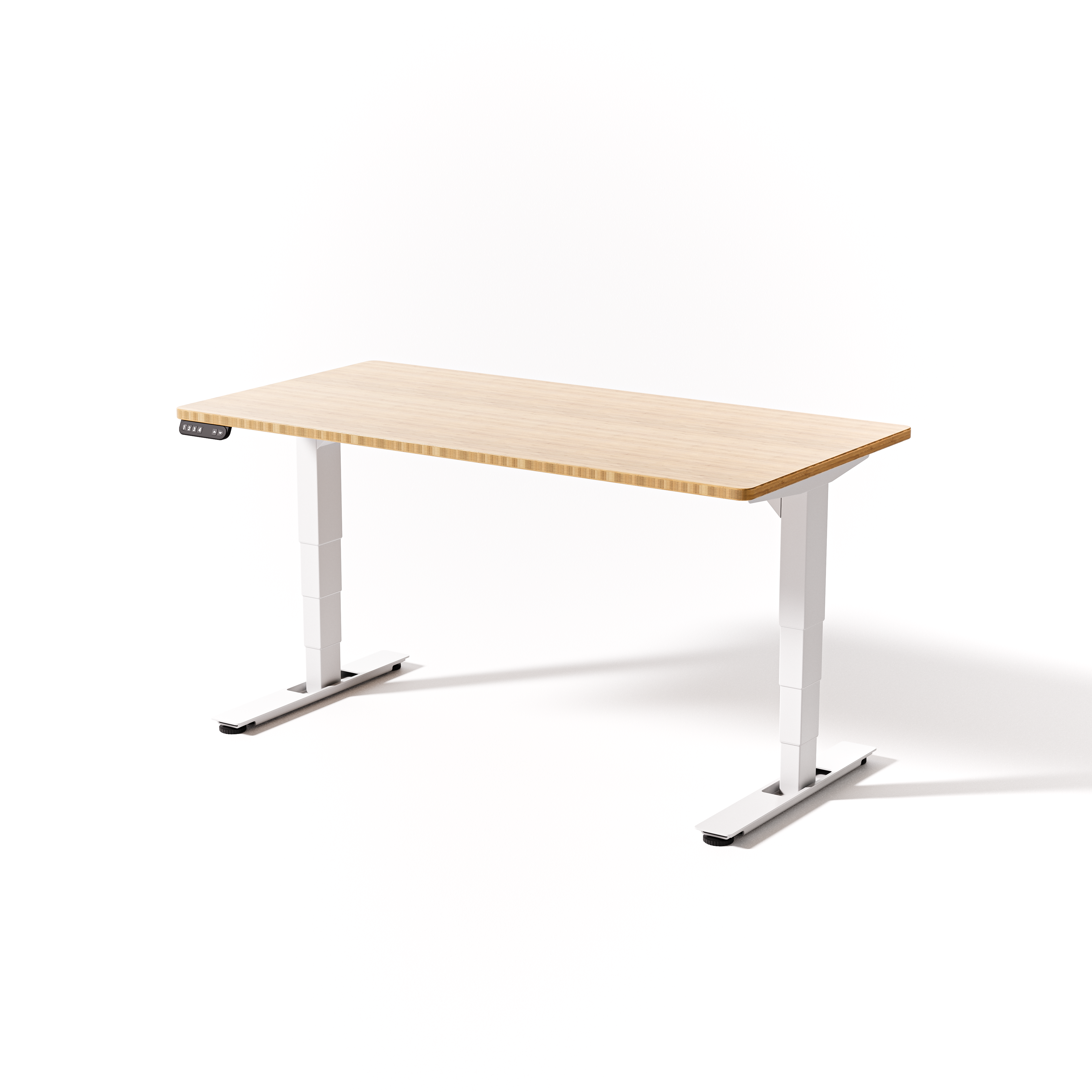 Lowdesk Pro - Black / Bamboo / 60" x 30" lifestyle 2