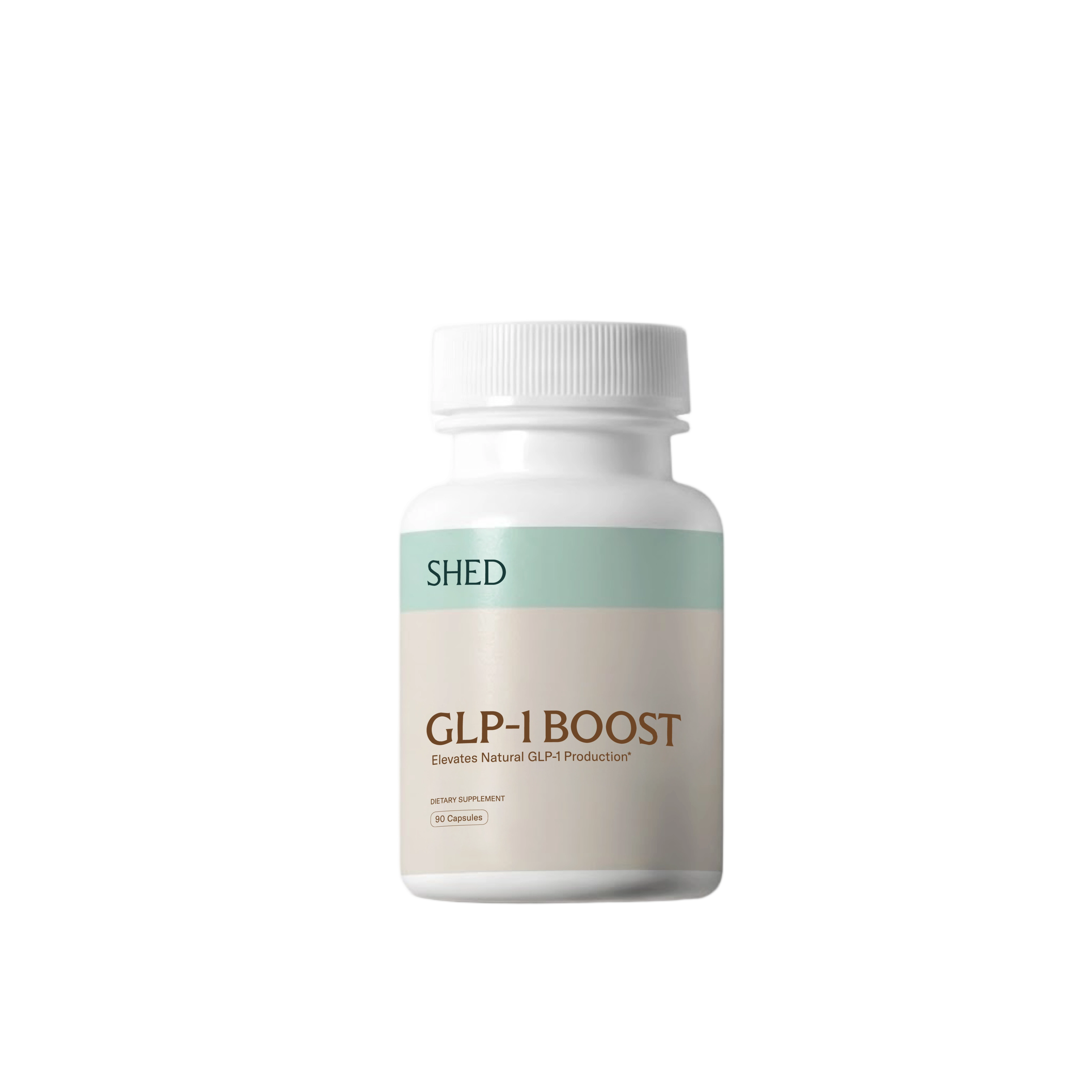 Bottle of Shed Nutrition GLP-1 Boost supplement
