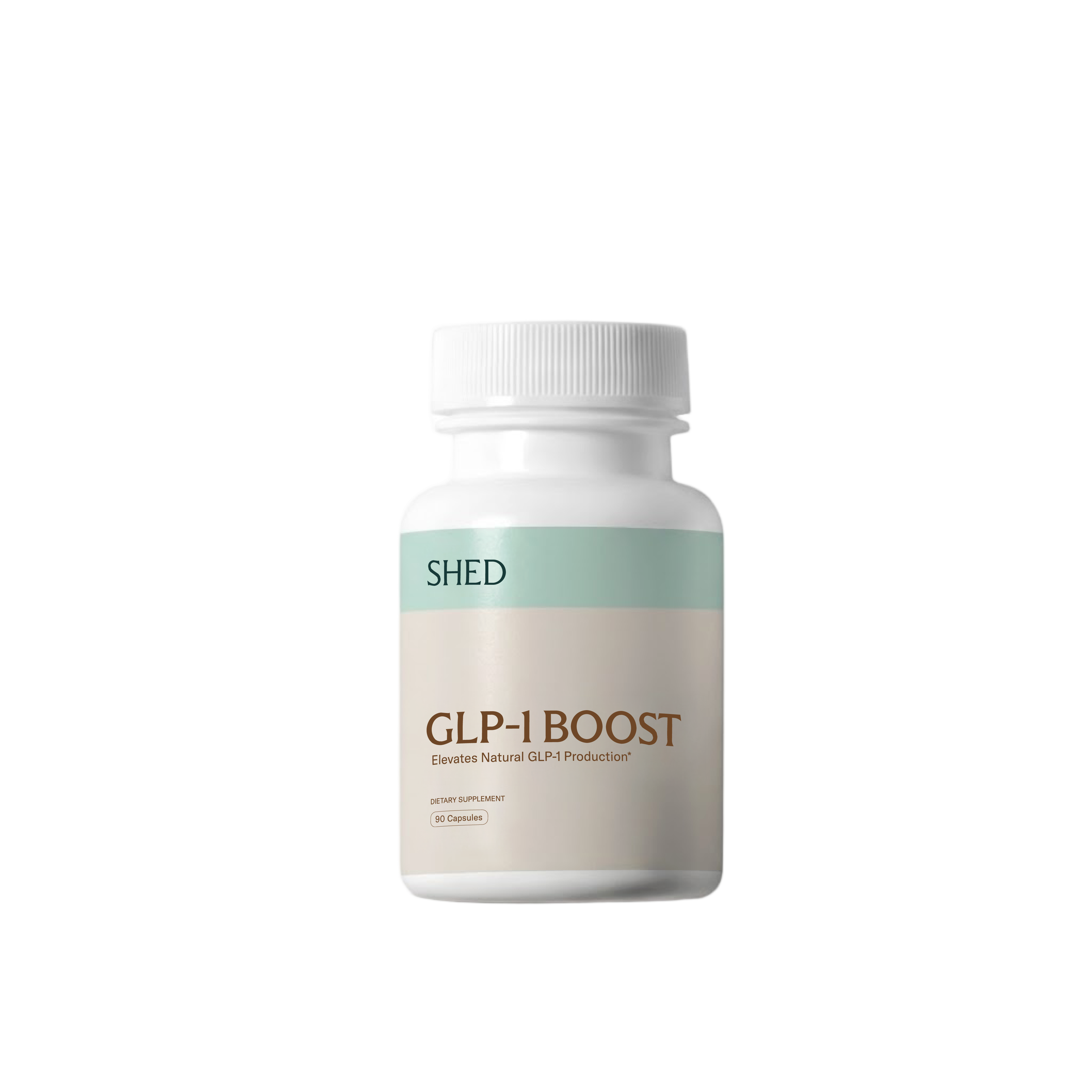 Bottle of Shed Nutrition GLP-1 Boost supplement