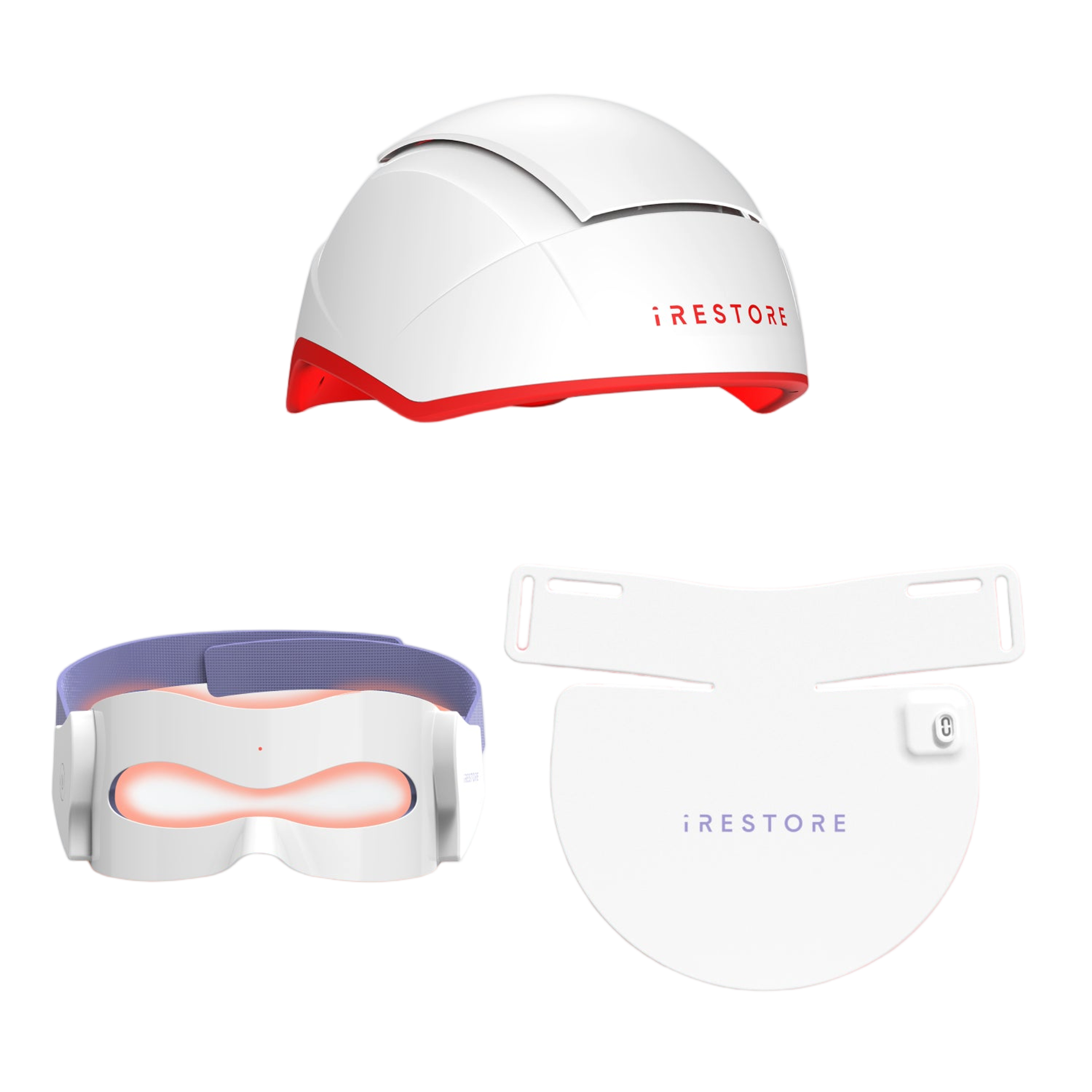 iRESTORE Professional Bundle with laser cap and two LED masks