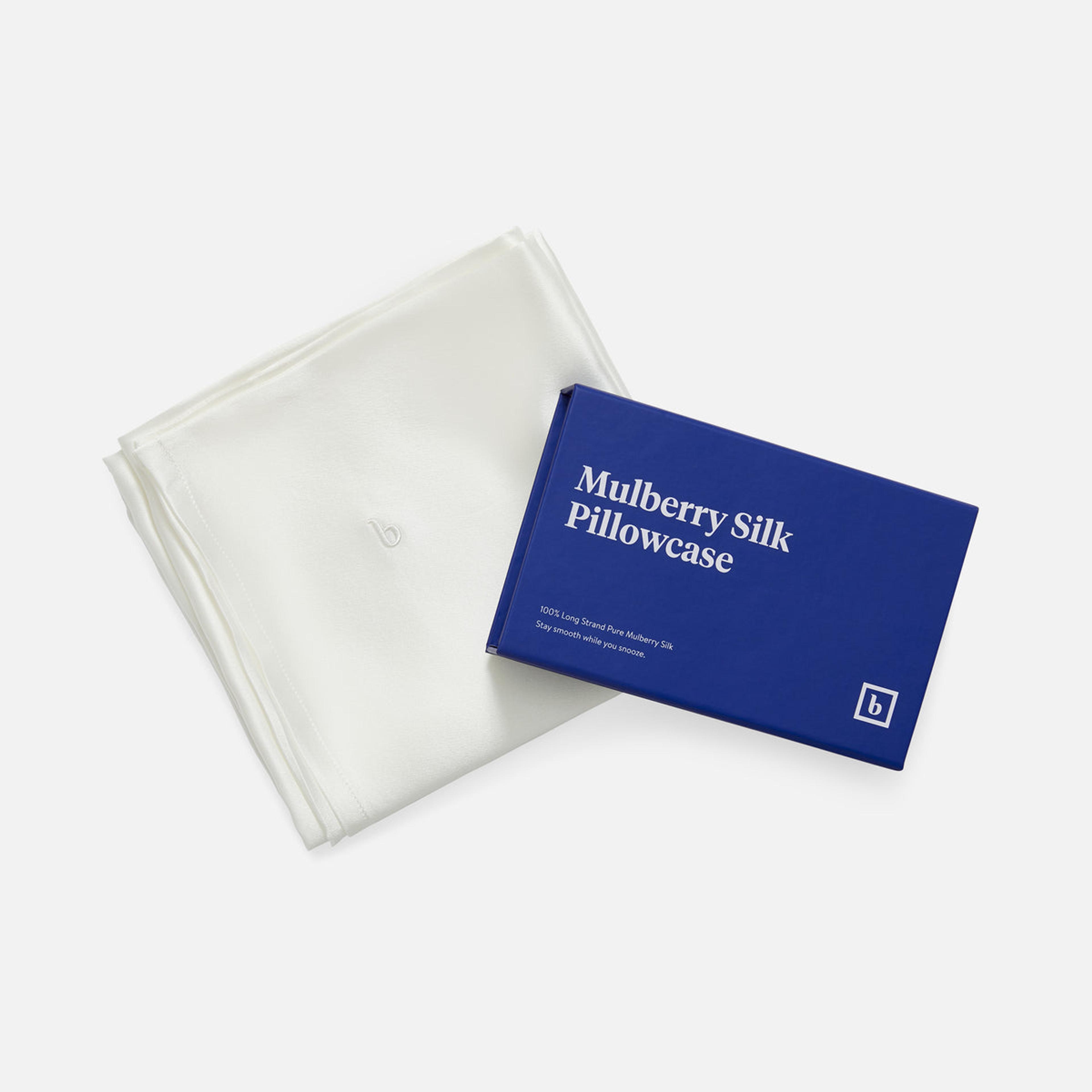 Mulberry Silk Pillowcase in Ivory