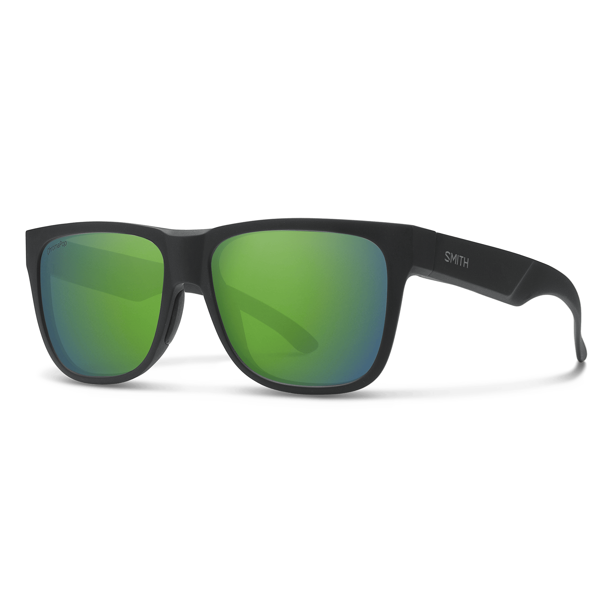 Lowdown 2 RX Prescription / Matte Black / ChromaPop Polarized Green Mirror