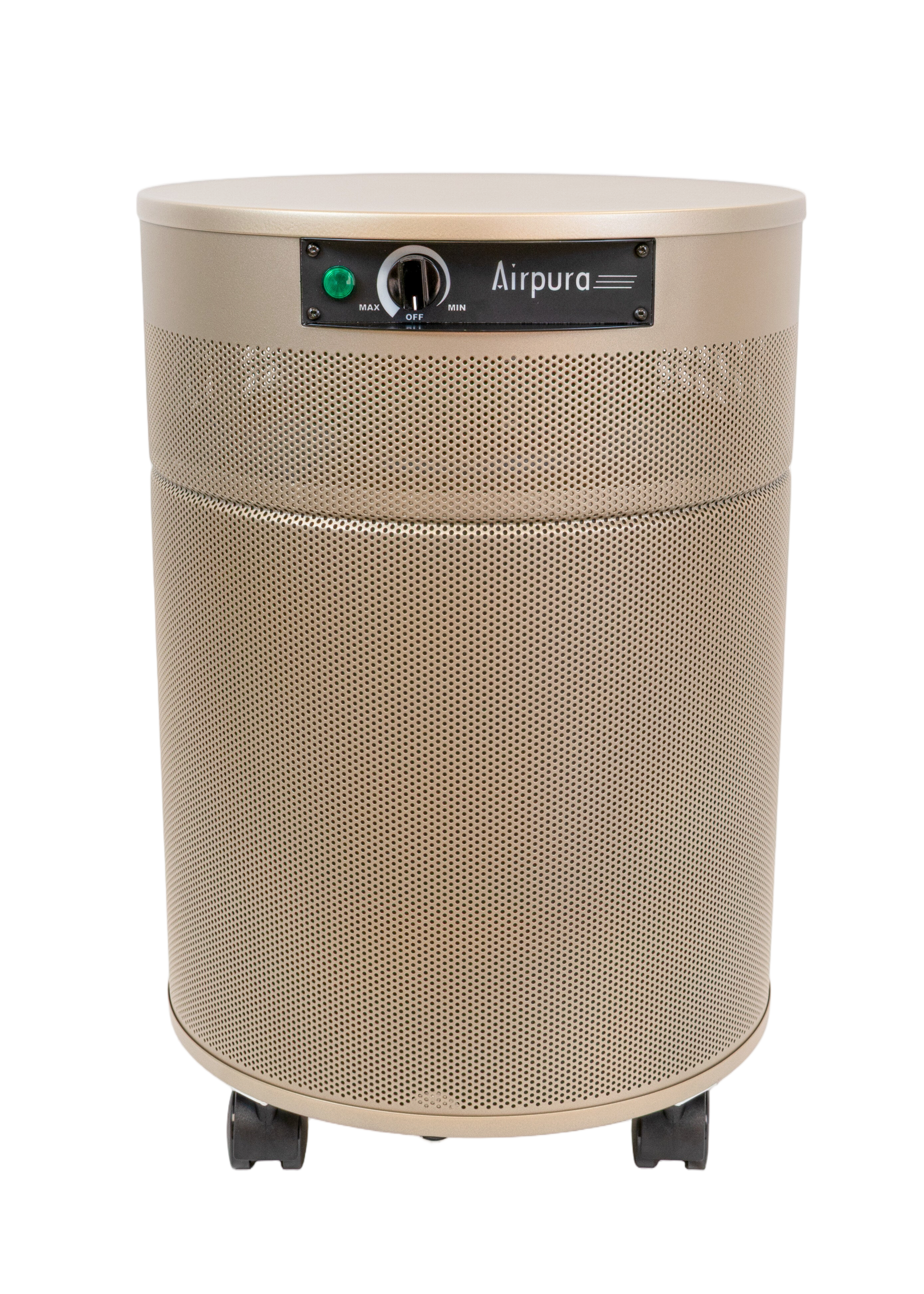 Airpura V600 air purifier in champagne mist finish