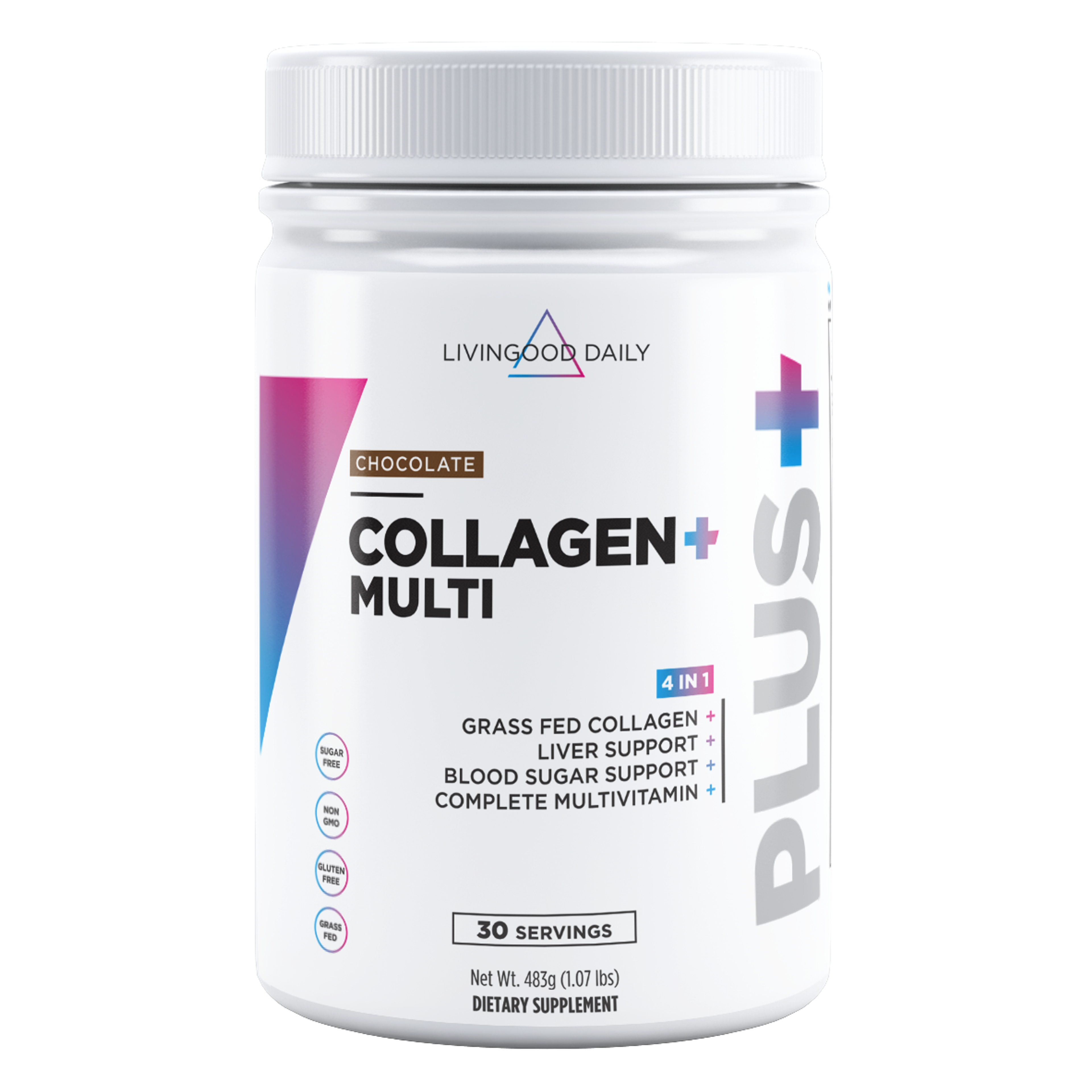 Livingood Daily Collagen + Multi (Chocolate)