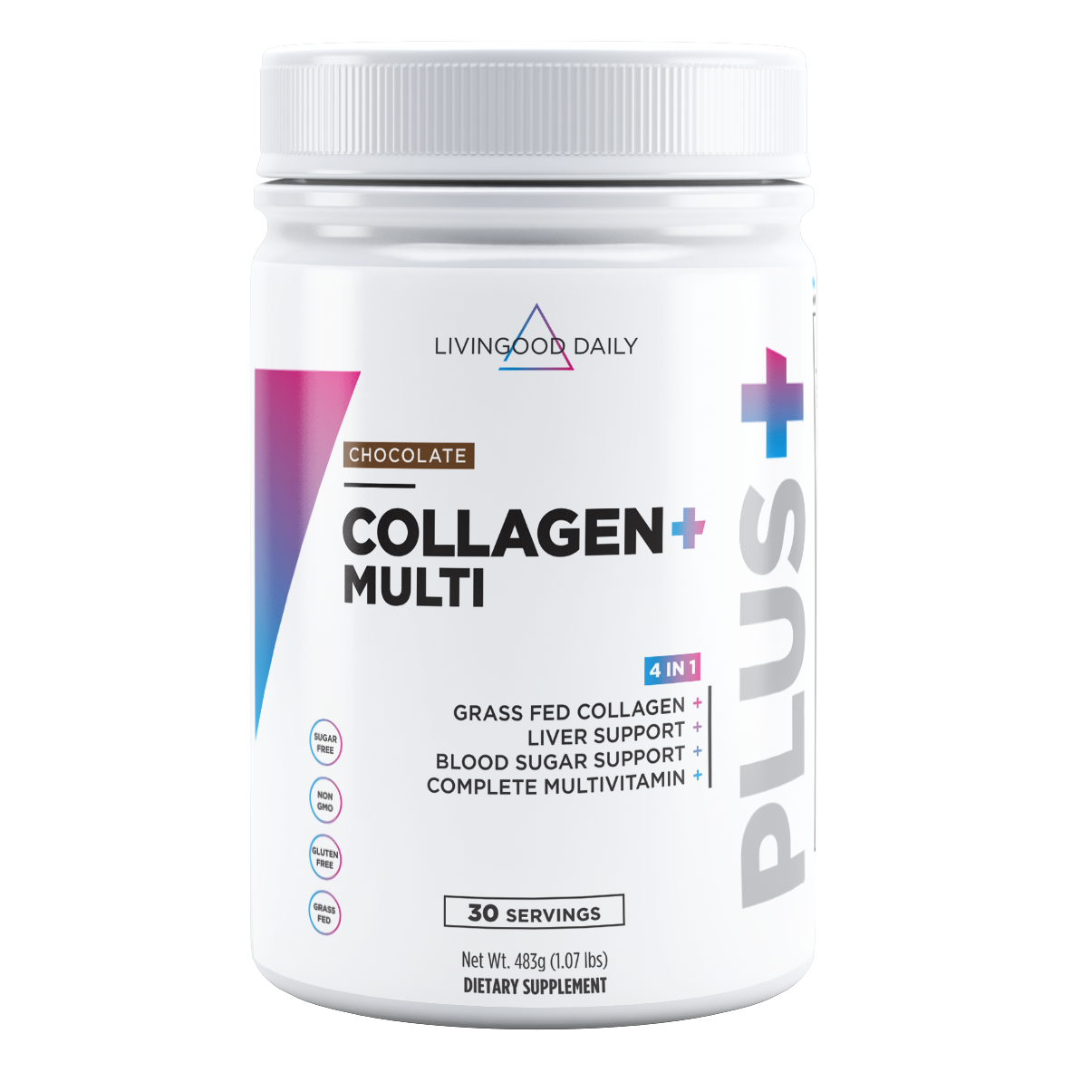 Livingood Daily Collagen + Multi (Chocolate)