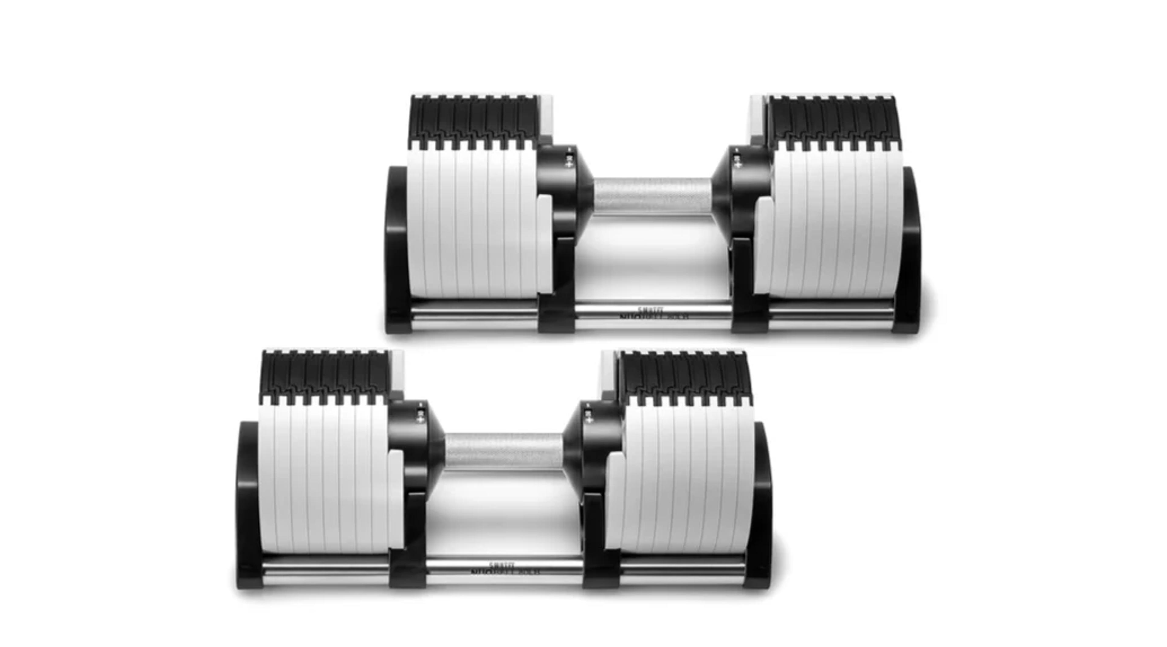 SMRTFT NÜOBELL 80lb Adjustable Dumbbells in Tactical Green