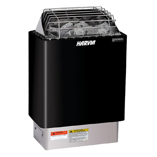Harvia KIP80W 8kW 240V Electric Sauna Heater - Black Package image 2