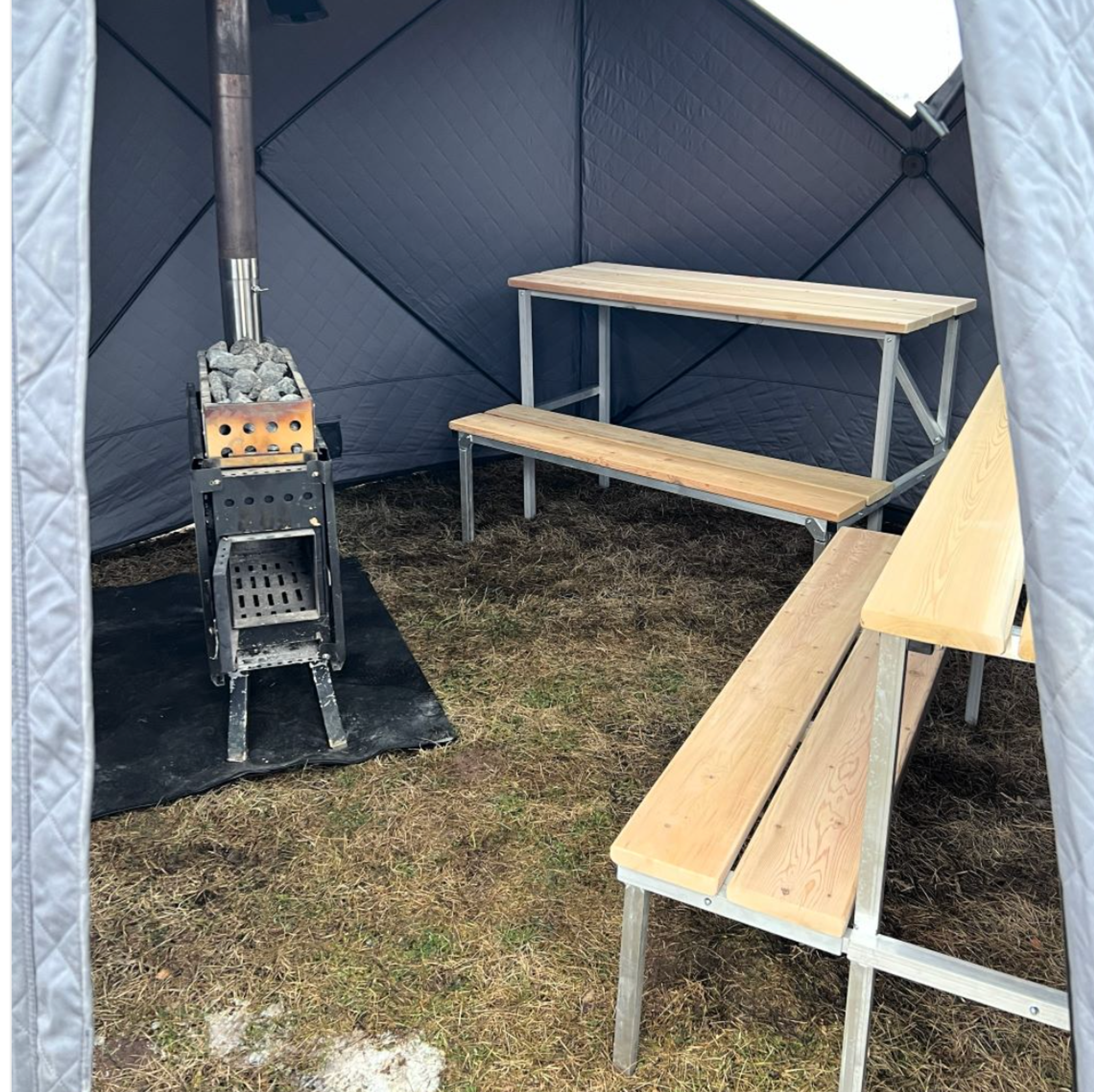 Portable Sauna Bench