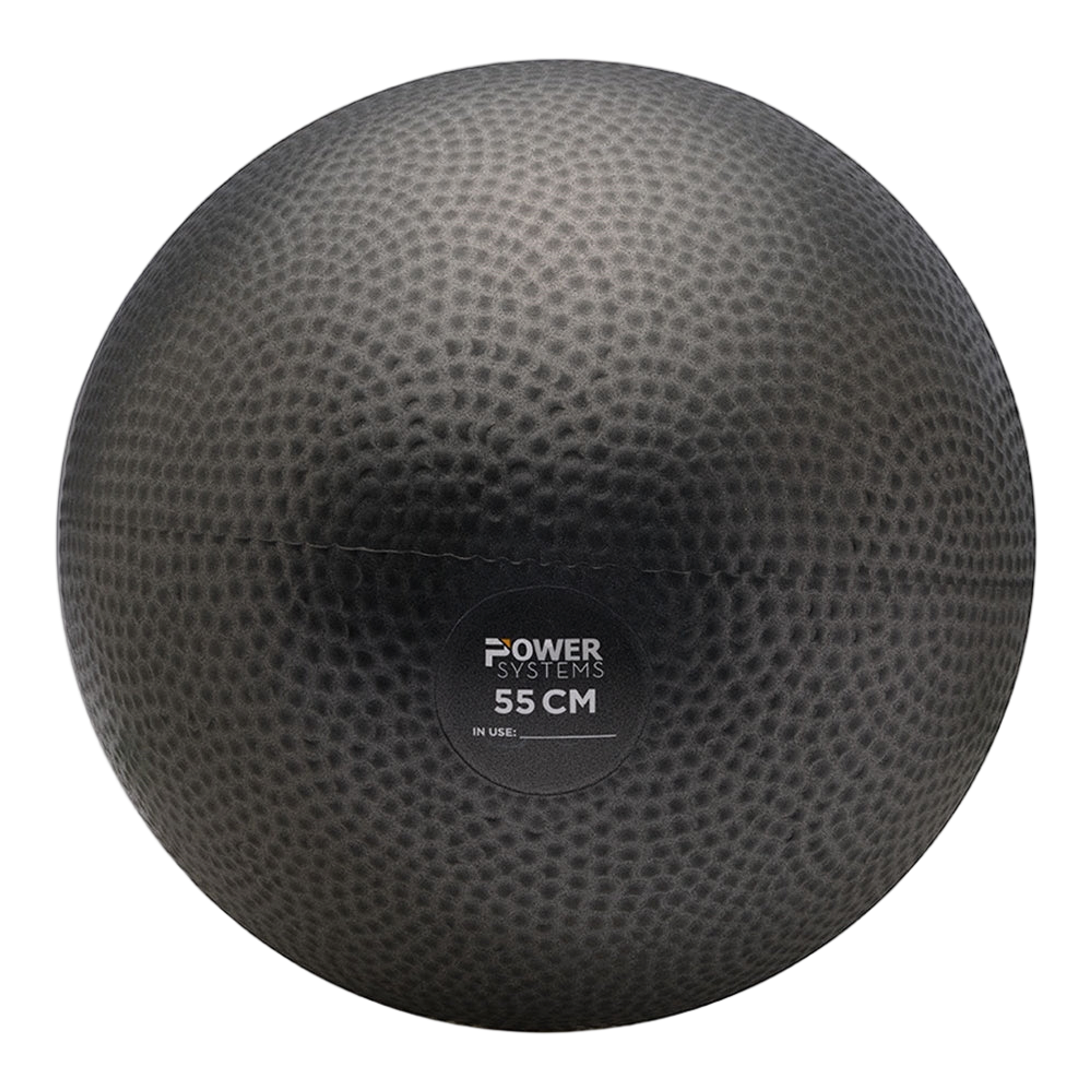 Black ProElite stability ball on white background