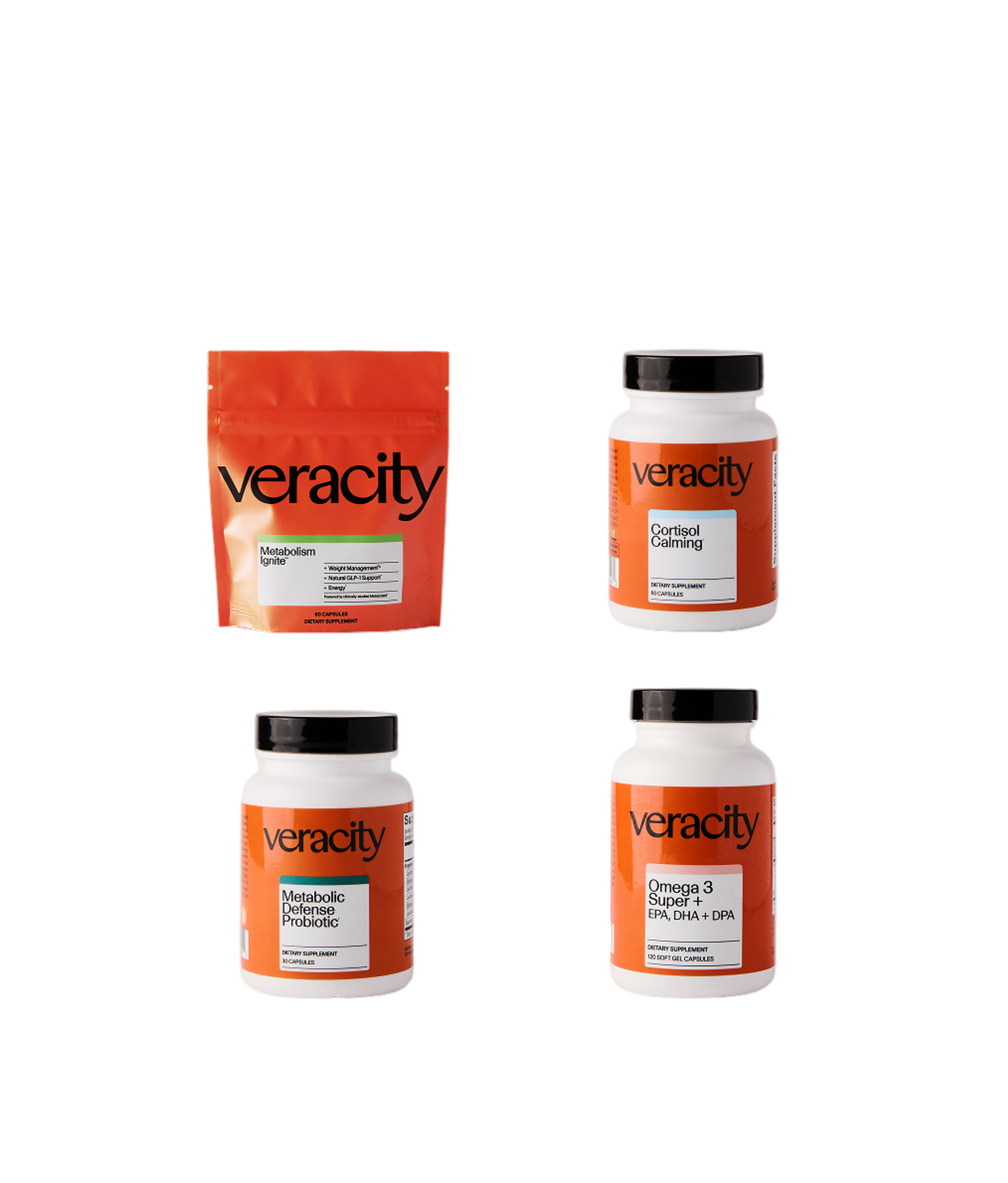 Stress Protocol product packaging with four bottles