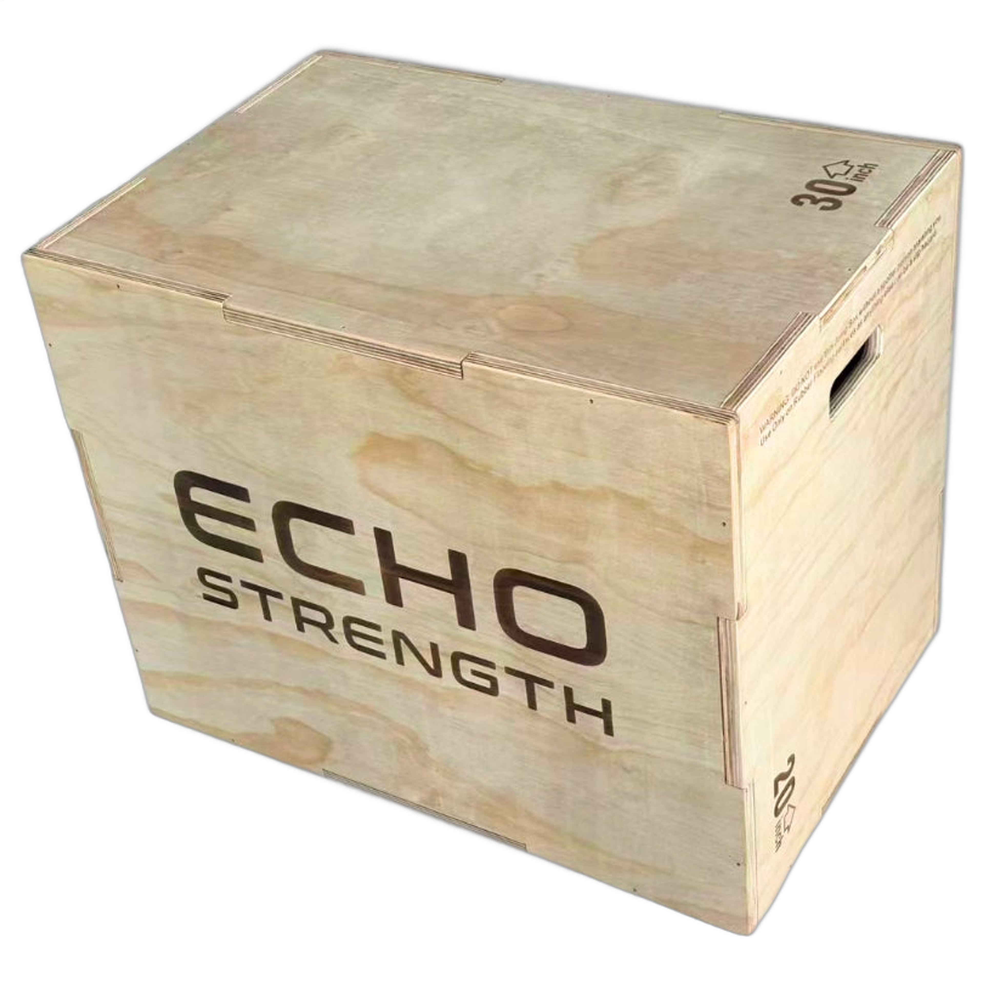 Echo Strength 3-in-1 Wood Plyo Boxes - 20"x24"x30"